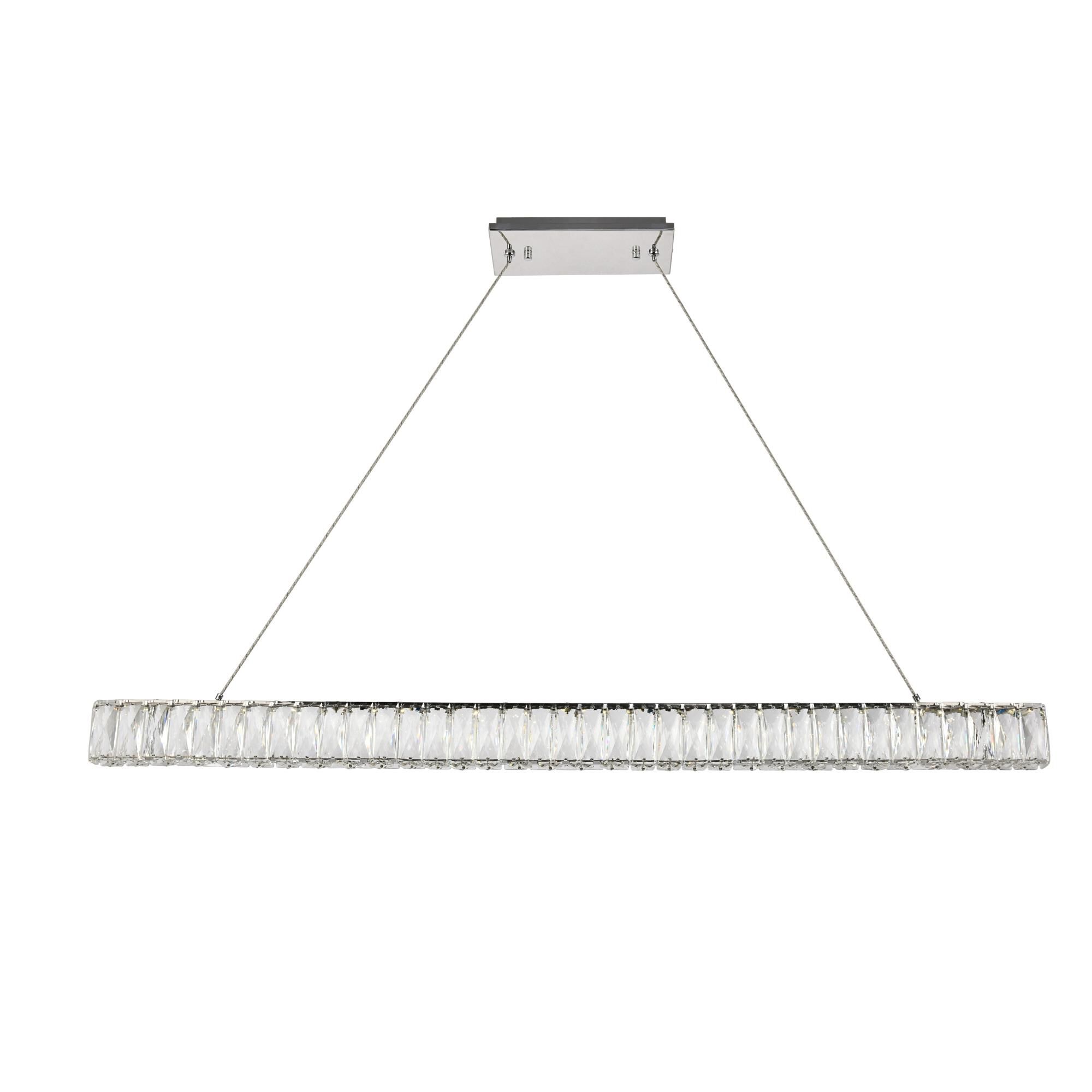 Monroe Linear Suspension Light by Elegant Lighting
