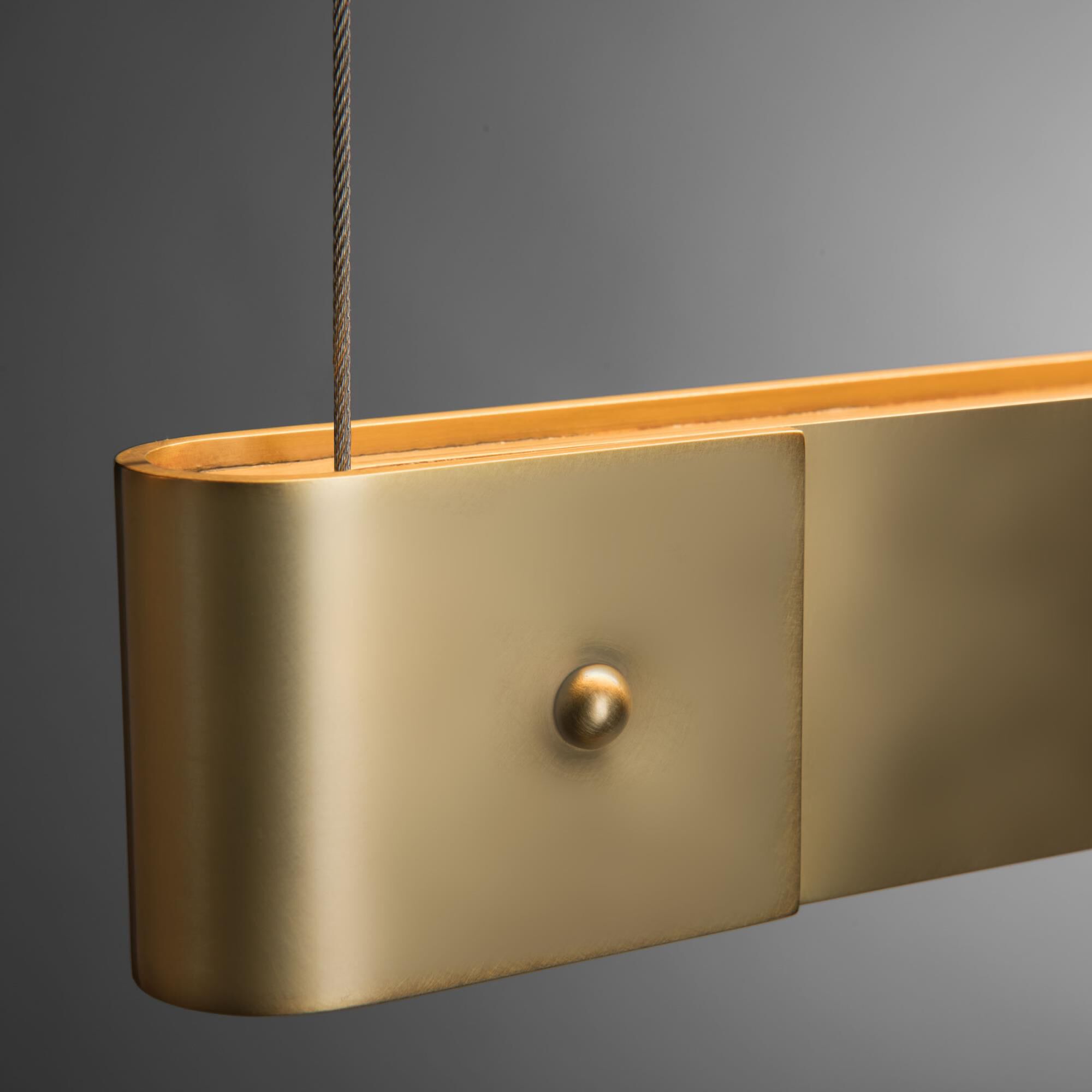 Hubbardton Forge Fold 44 Inch LED Linear Suspension Light