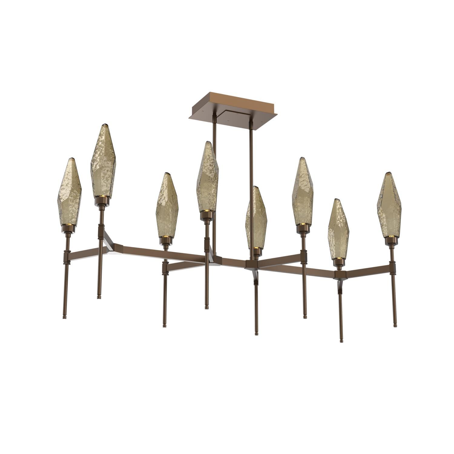 Shown in Flat Bronze finish and Bronze glass