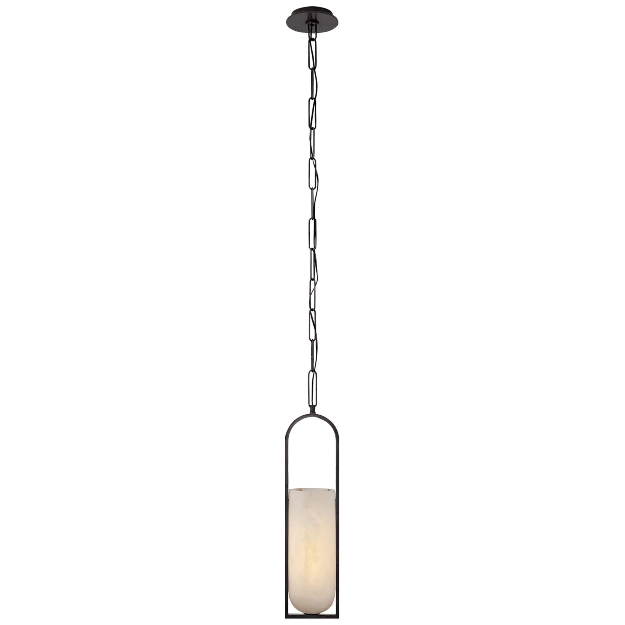 Shown in Bronze finish and Alabaster shade