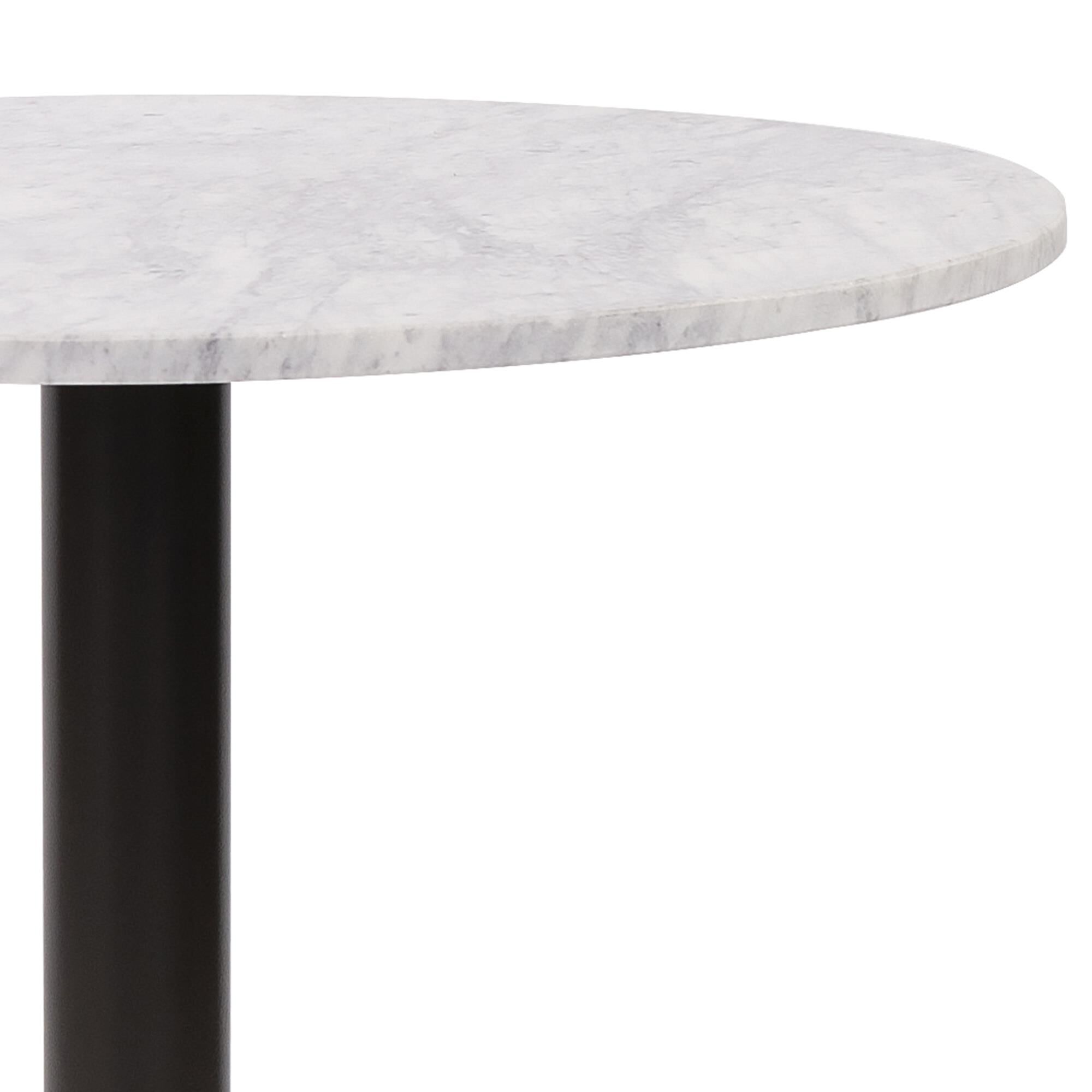 Shown in Polished Silver With White Marble finish