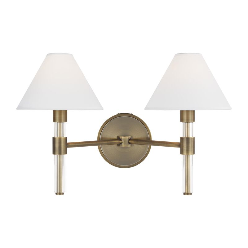 Lauren Ralph Lauren Robert 18 Inch 2 Light Bath Vanity Light by Visual Comfort Studio