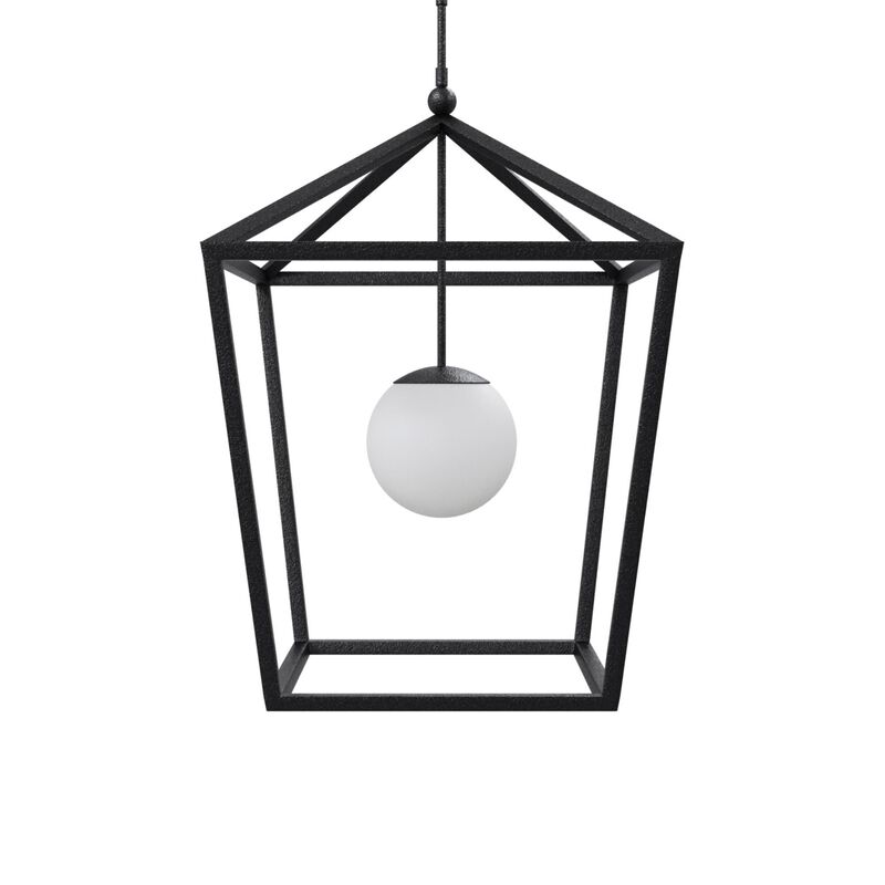 Denison 26 Inch Outdoor Hanging Lantern by Currey and Company