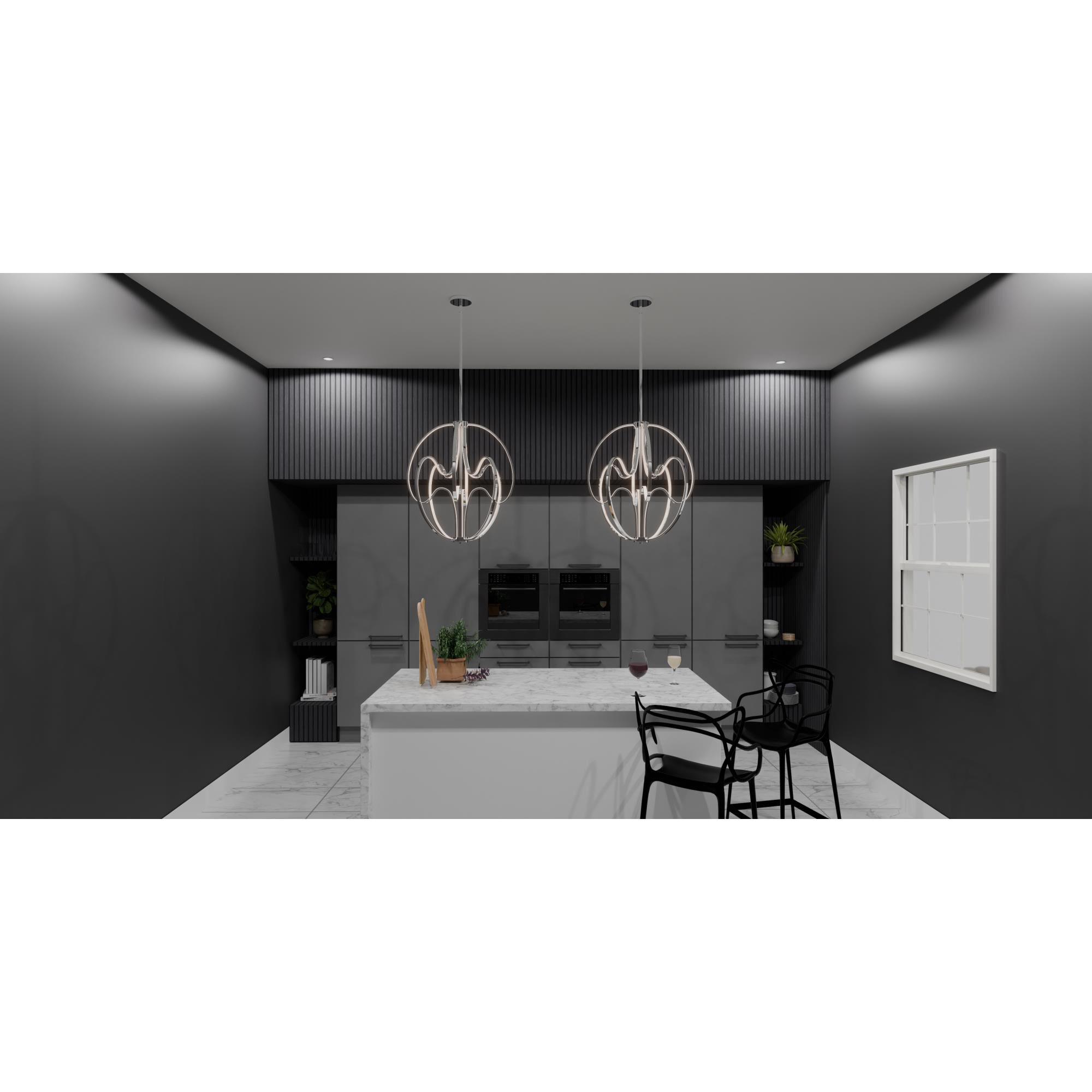 Clairon 23.75 Inch 1 Light Large Pendant by Quoizel