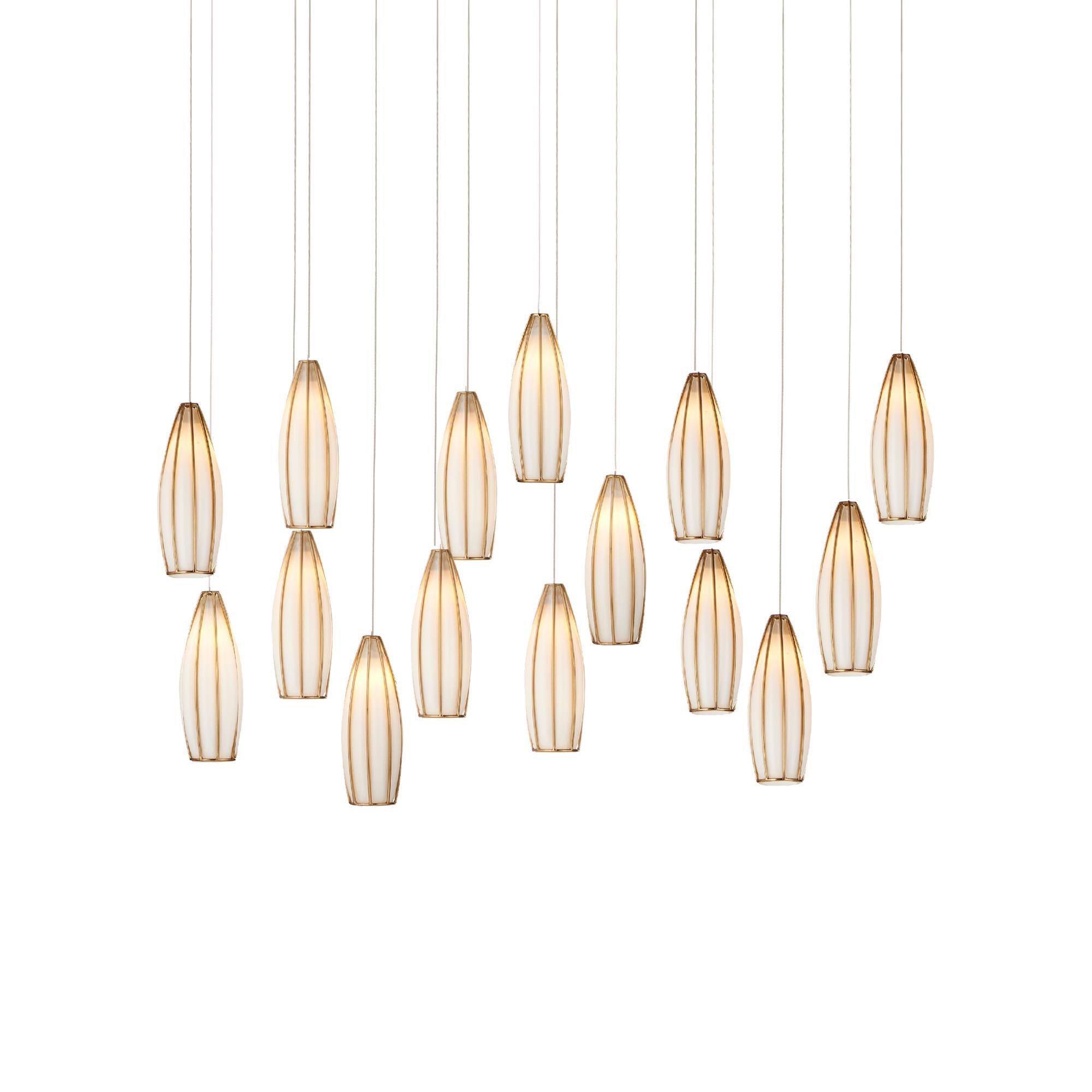 Shown in White and Antique Brass finish