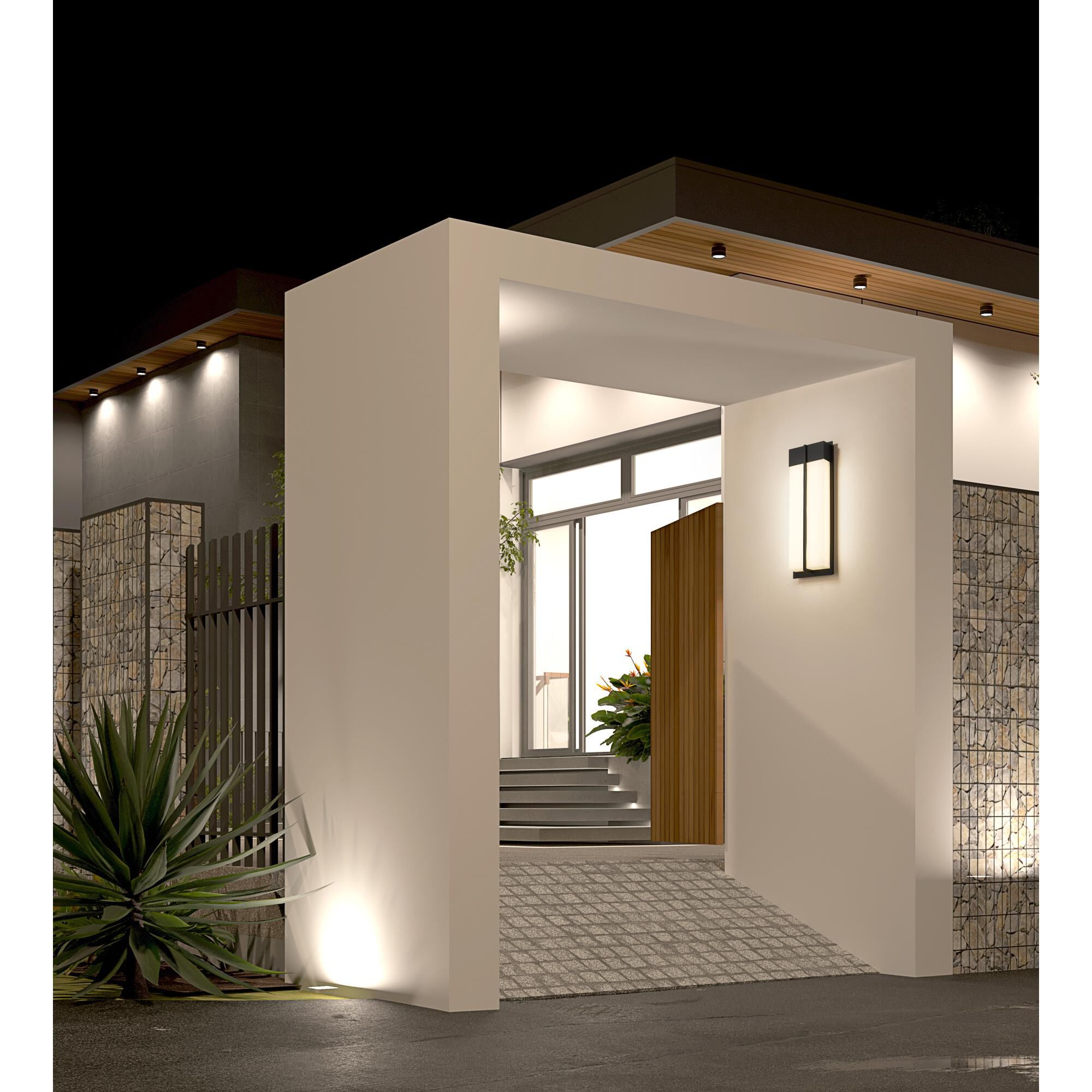 Shown in Black finish and Gloss Opal glass and Gloss Opal shade