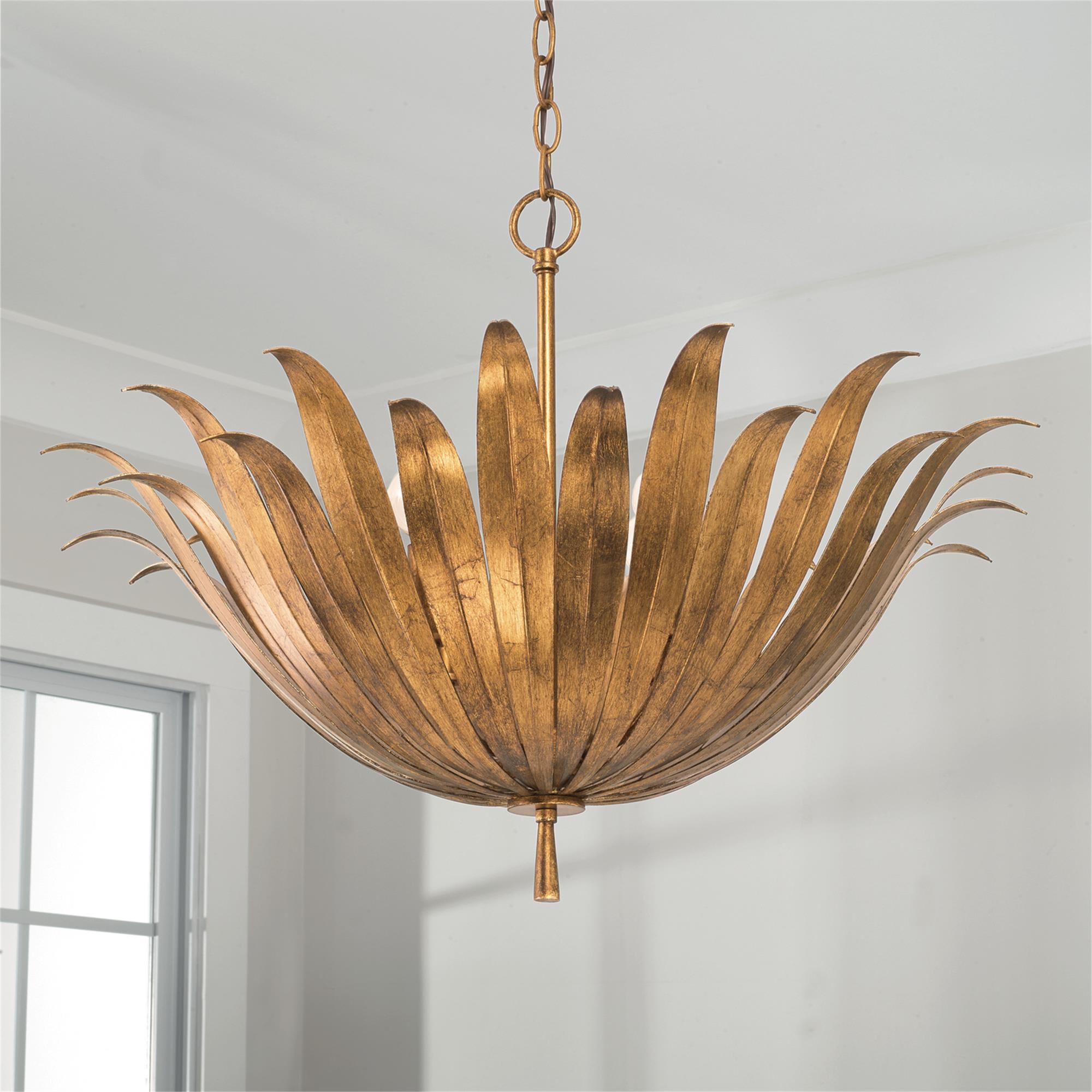 Shown in Antique Gold finish