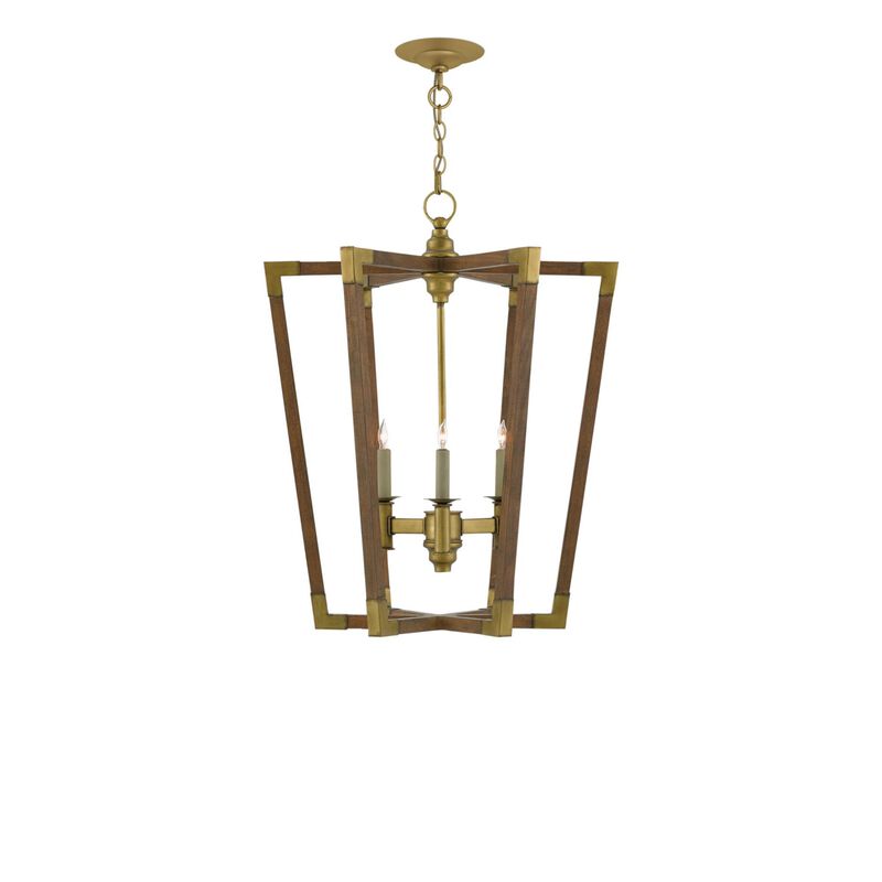 Bastian 23 Inch Cage Pendant by Currey and Company