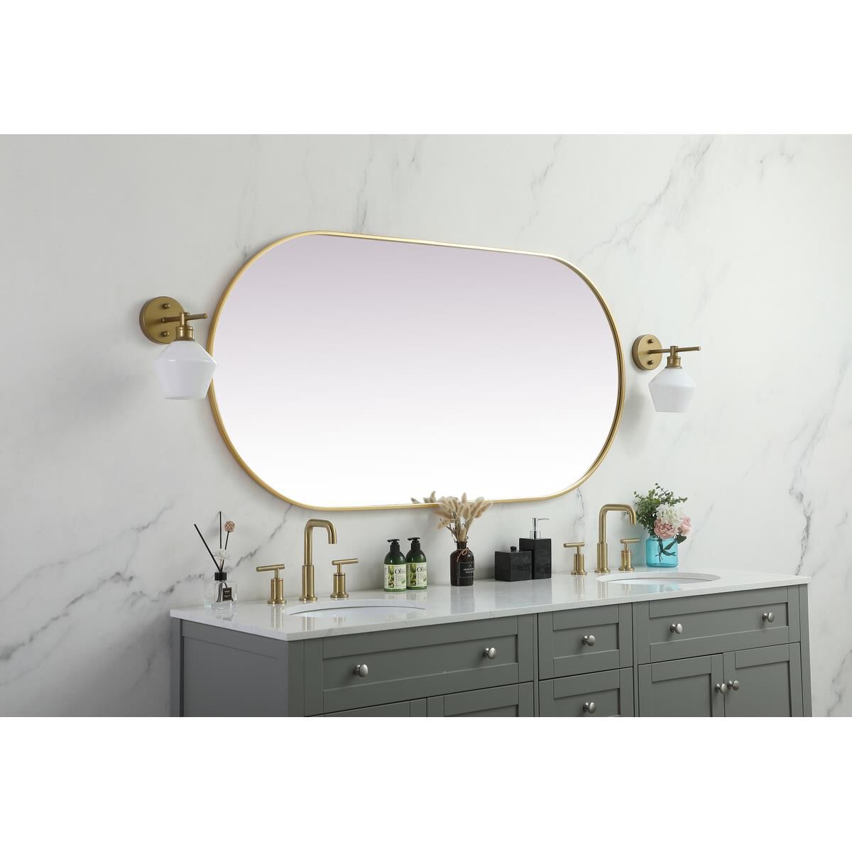 Asha 60 Inch Decorative Mirror by Elegant Decor