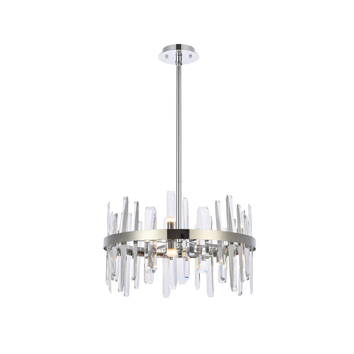 Serena 20 Inch Large Pendant by Elegant Lighting