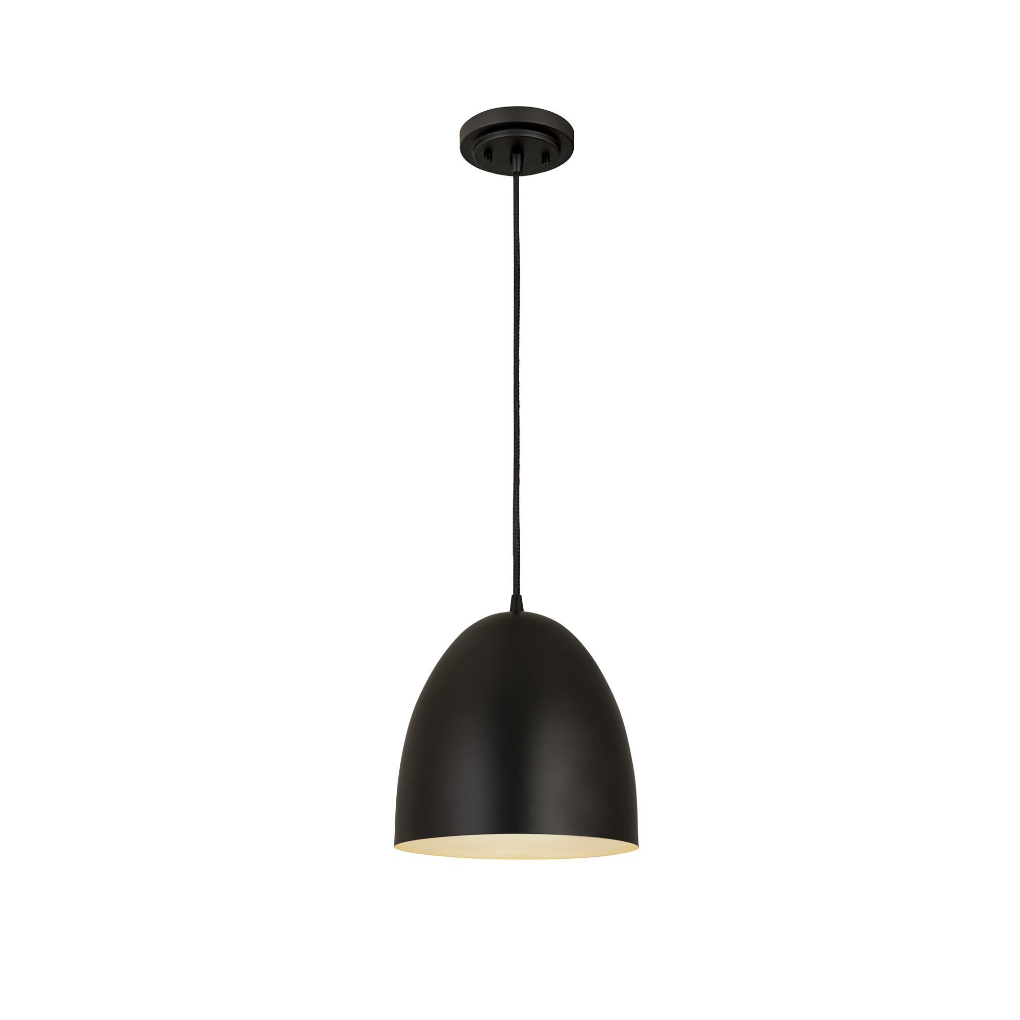 Shown in Matte Black finish and Iron glass and Iron shade