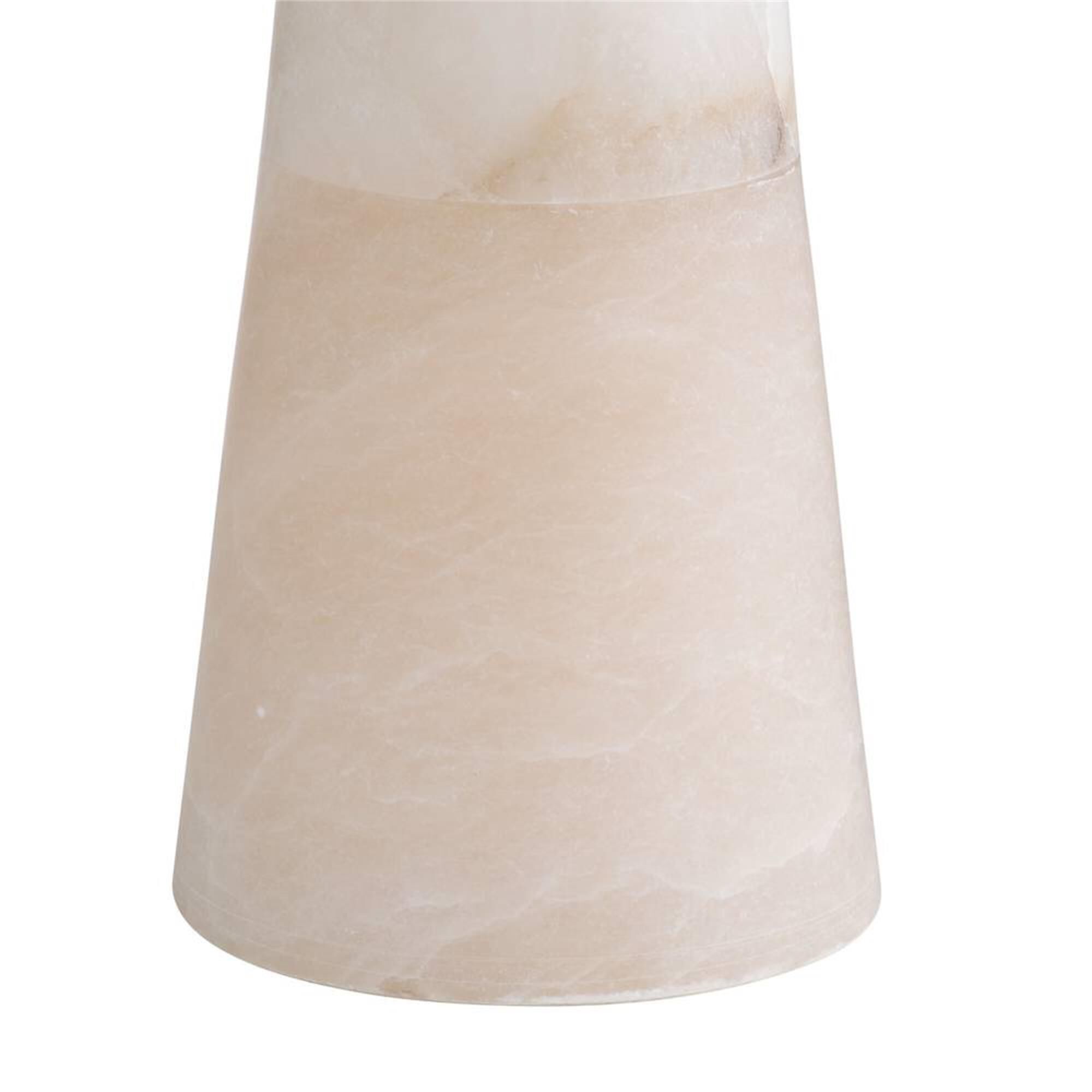Shown in Alabaster and Brass finish