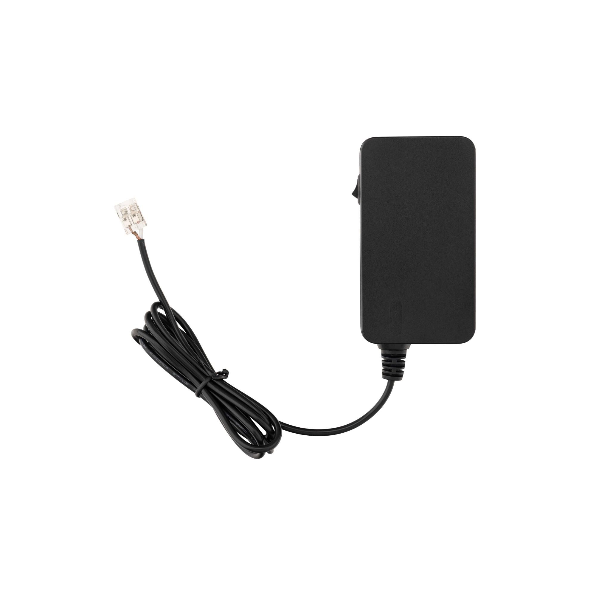 Basics & Gemini 24VDC Plug-in Power Supply 60W 120VAC Input with 6ft Lead Wire and Basics & Gemini Connector Power Supply by WAC Lighting