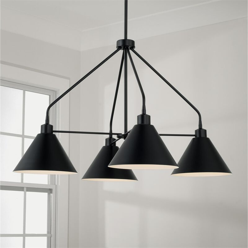 Alden 32 Inch 4 Light Chandelier by Capital Lighting Fixture Company