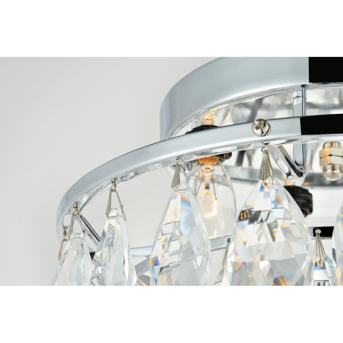 Clara 14 Inch 4 Light Flush Mount by Elegant Lighting