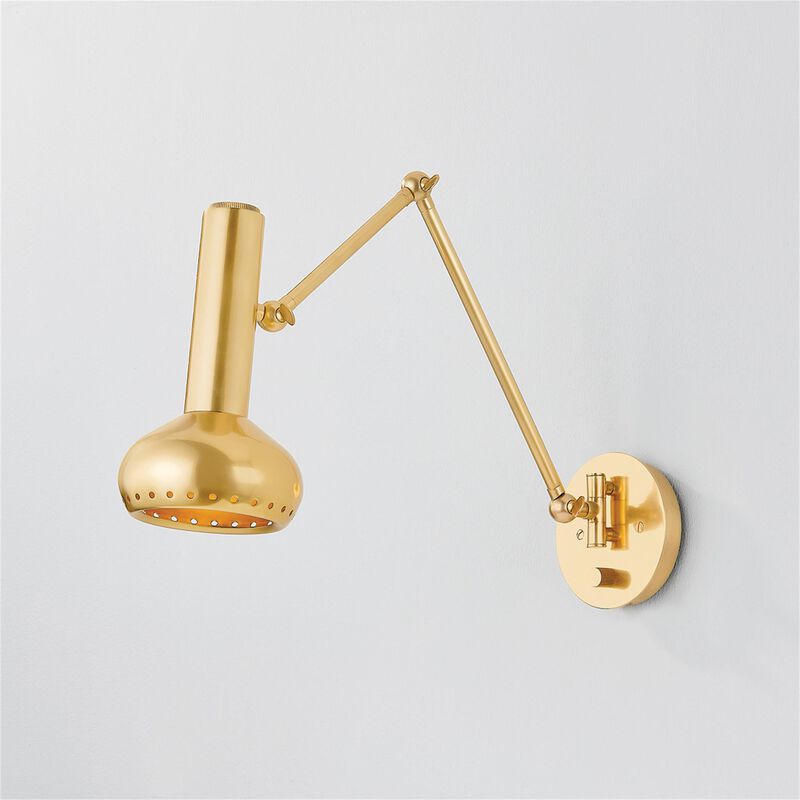 Roald Large Wall Swing Lamp by Hudson Valley Lighting
