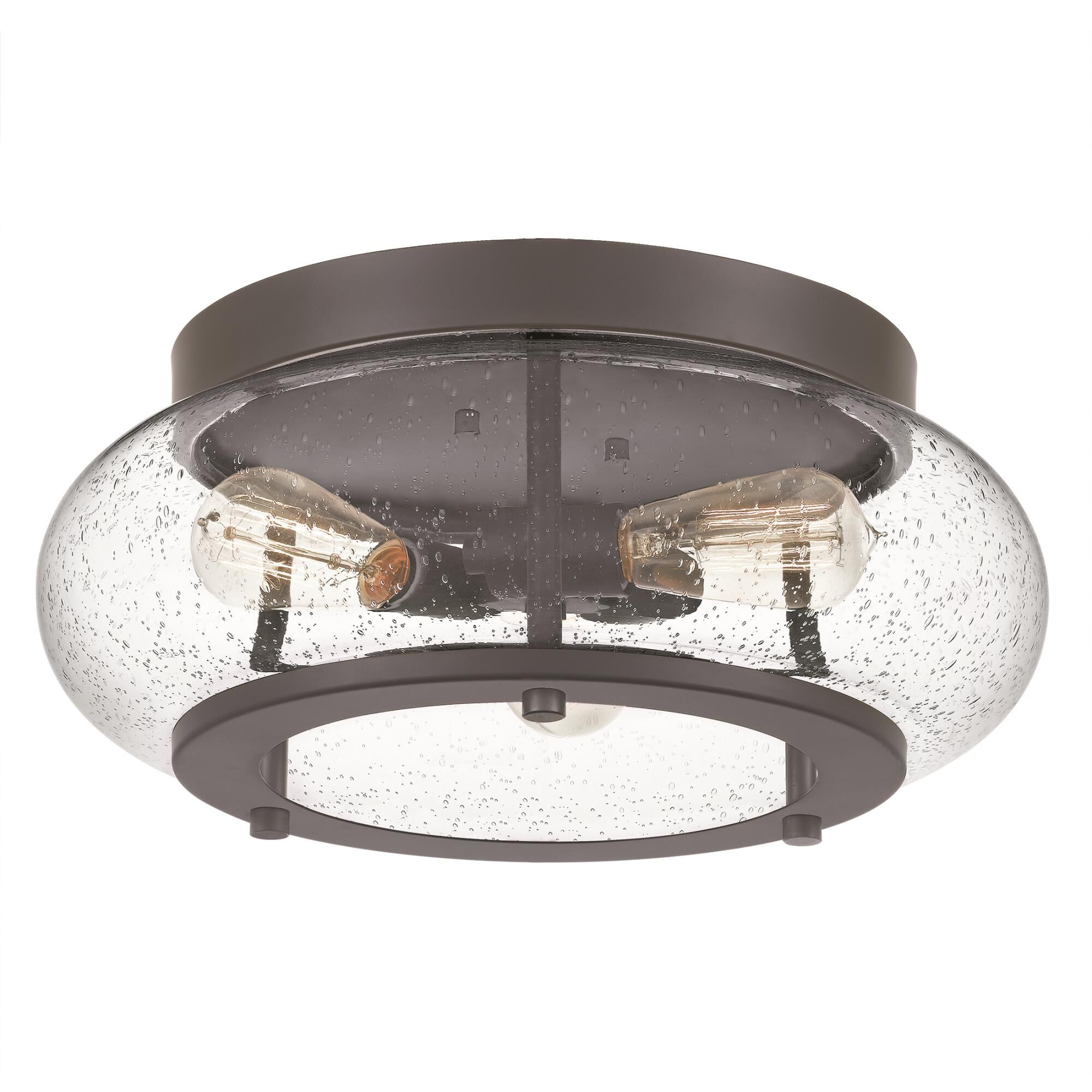 Trilogy 16 Inch 3 Light Flush Mount by Quoizel