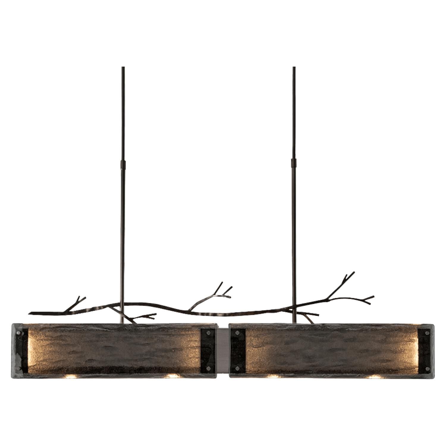 Ironwood 44 Inch 12 Light Linear Suspension Light by Hammerton Studio