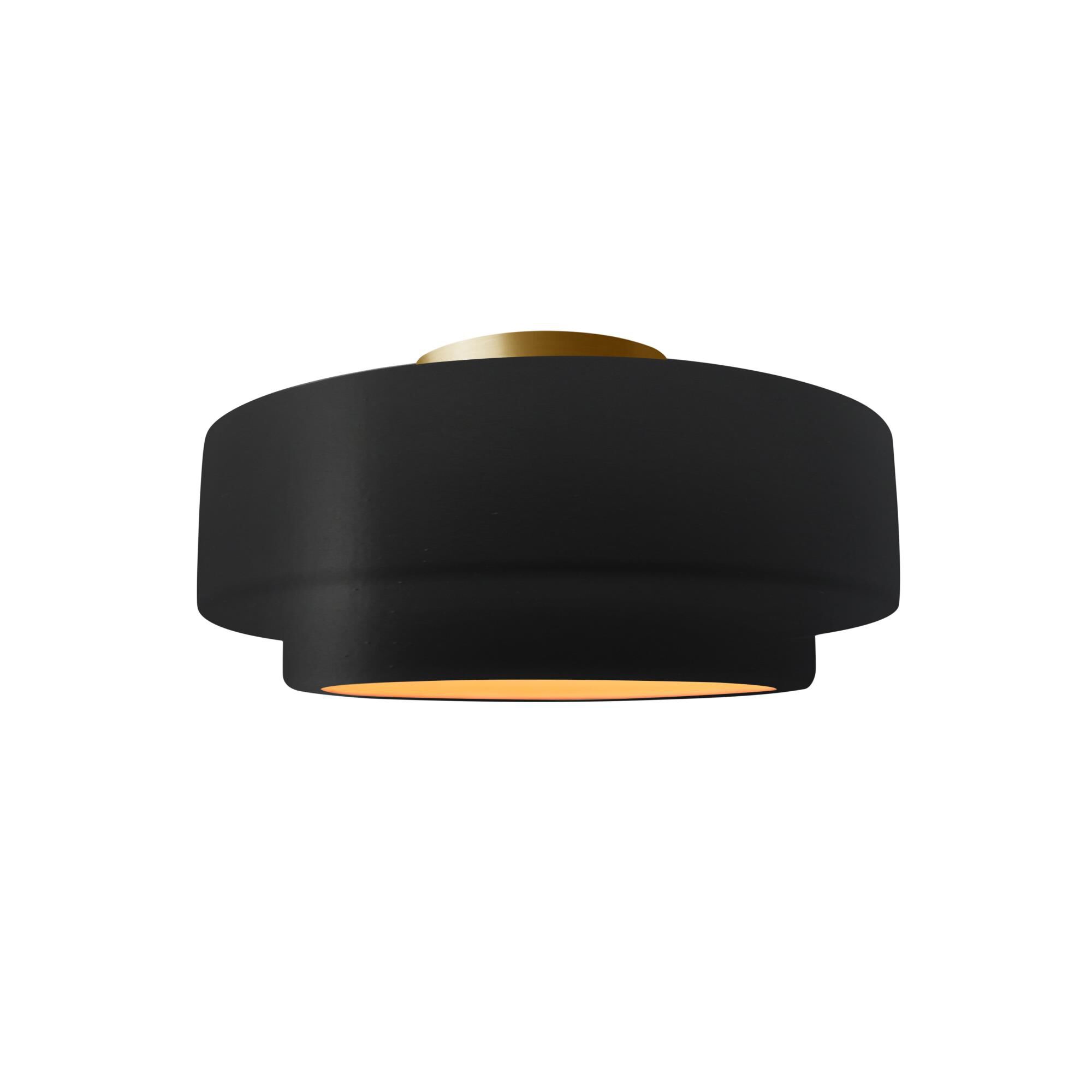 Tier 12 Inch Semi Flush Mount by Justice Design Group