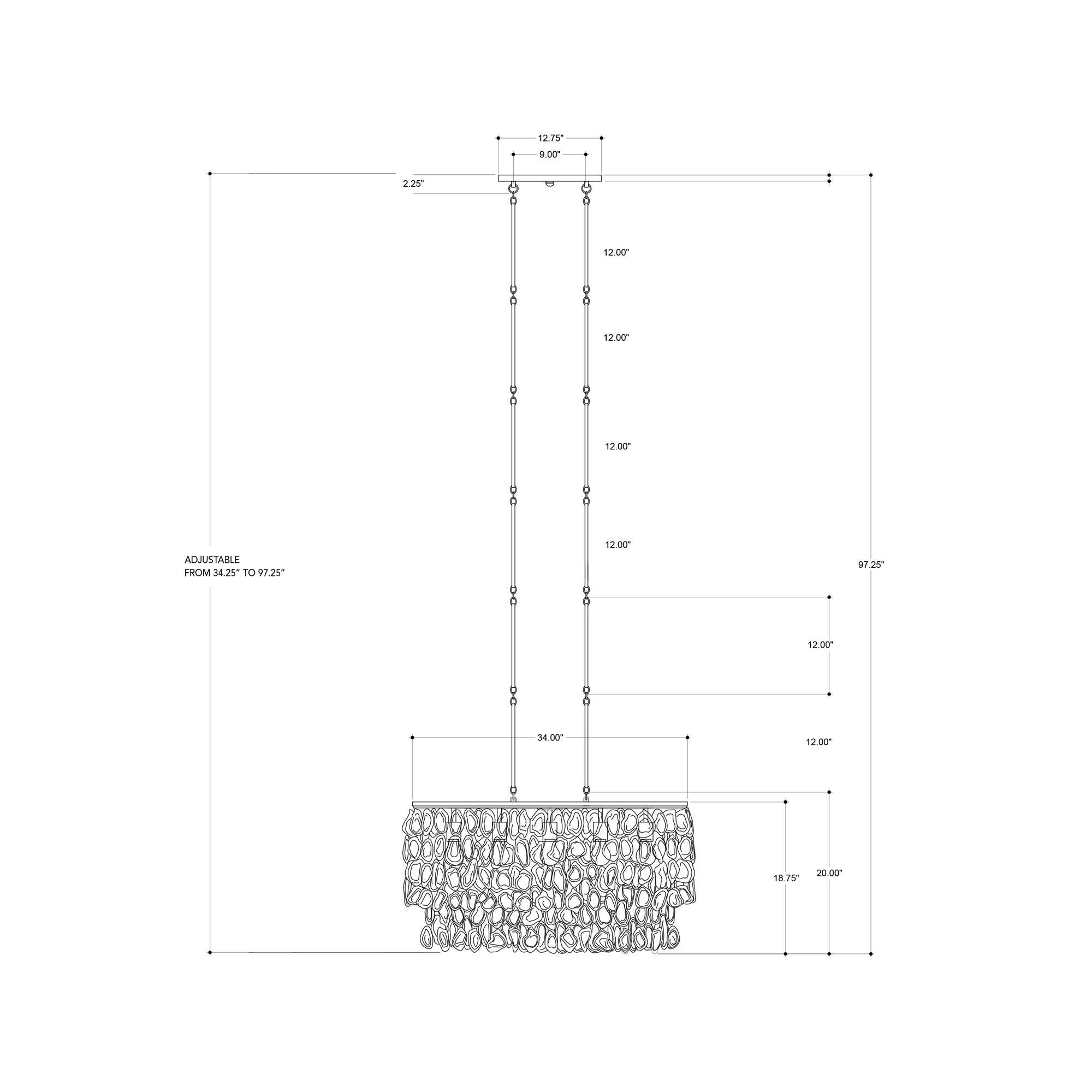 Stillwater Large Pendant Light,