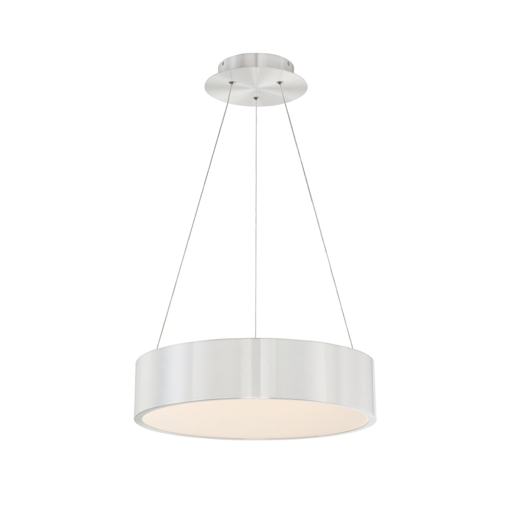 Shown in Brushed Aluminum finish