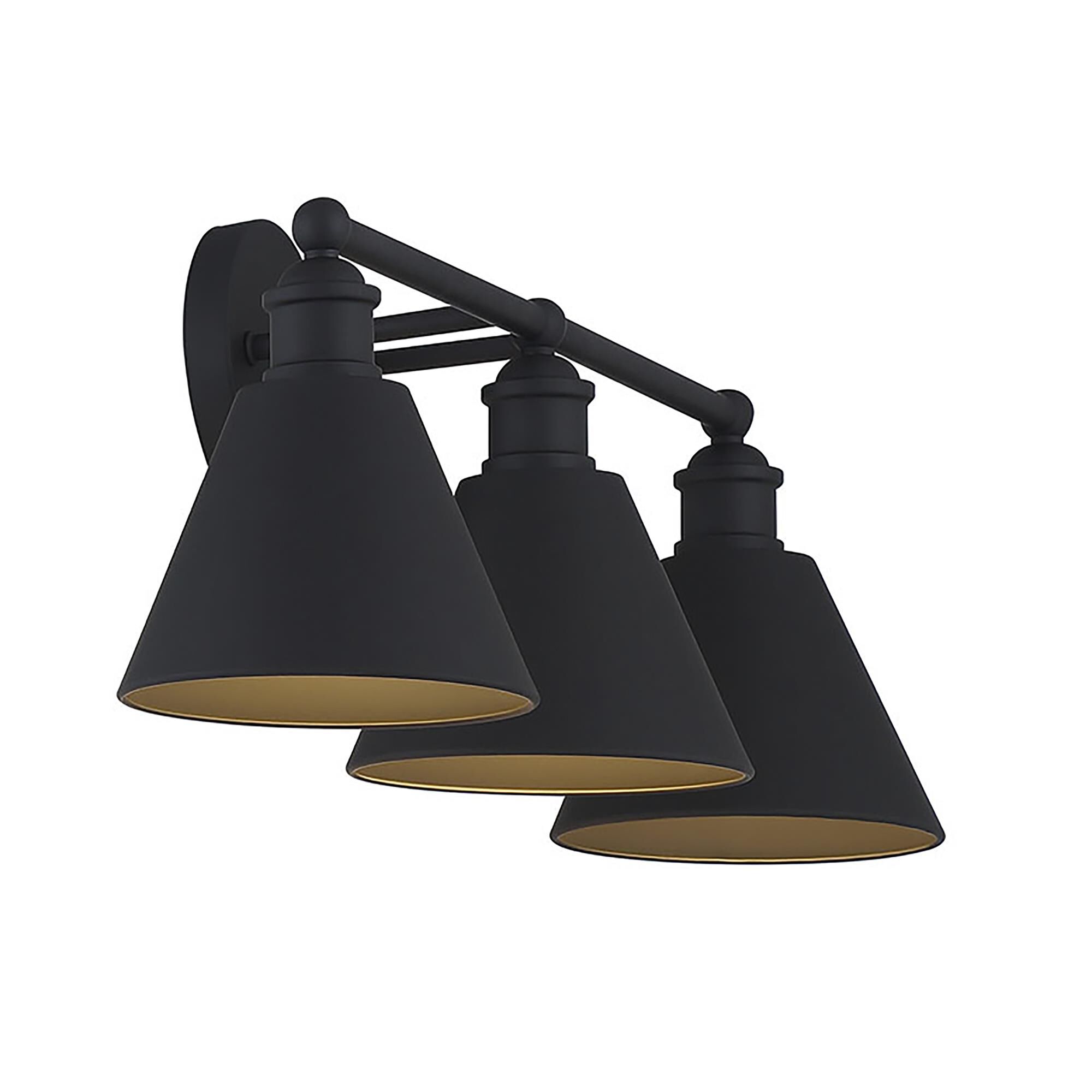 Shown in Matte Black finish and Matte Black Metal shade