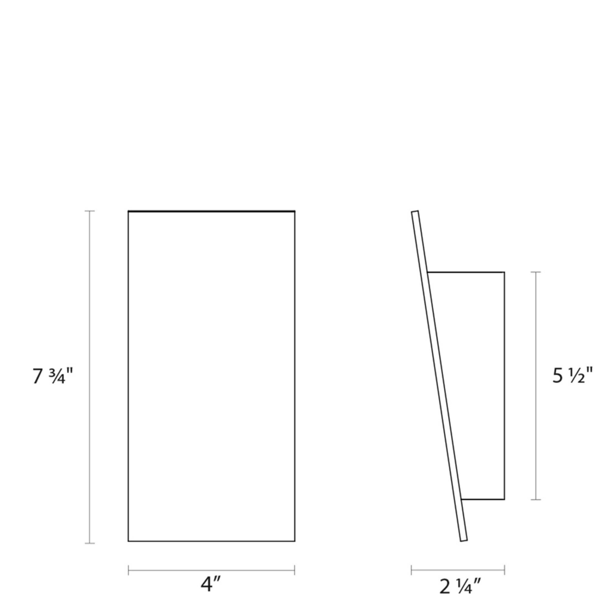 Angled Plane Wall Sconce by SONNEMAN