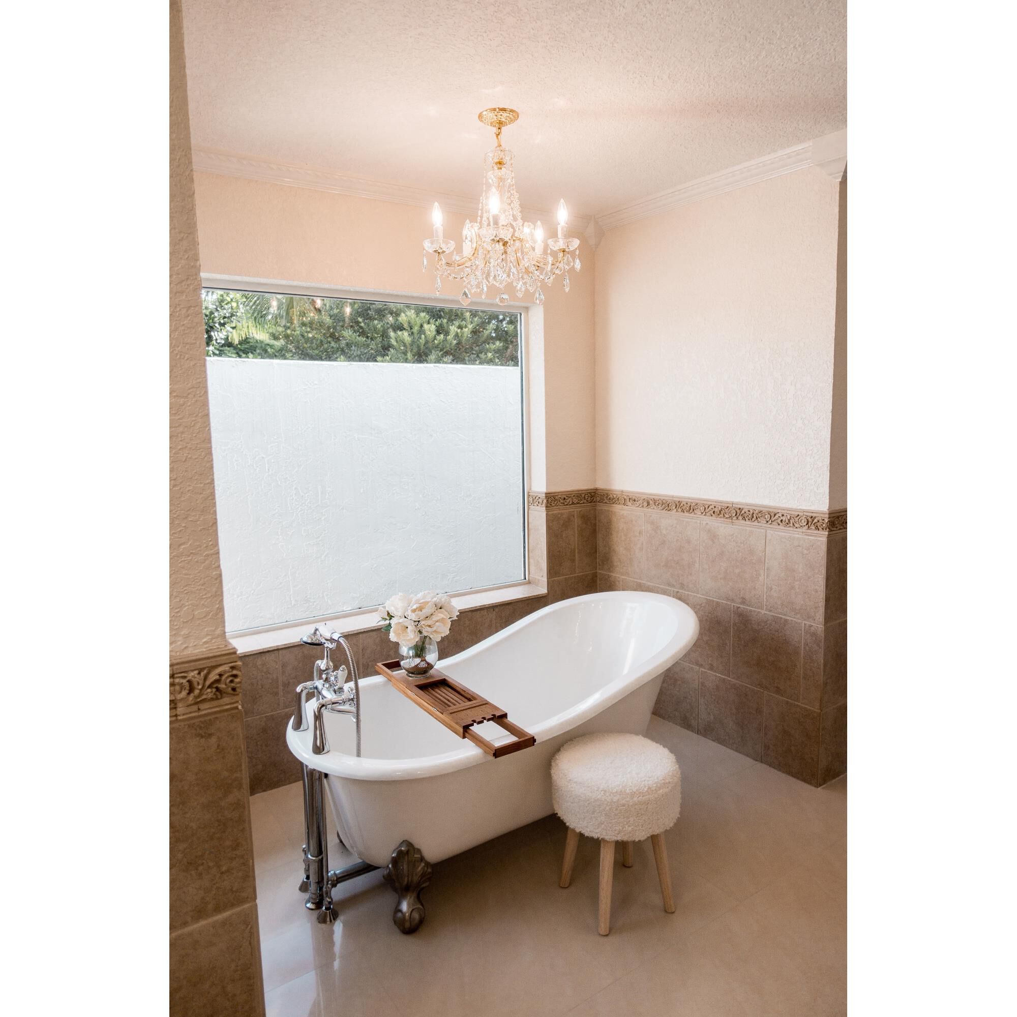 Maria Theresa 20 Inch 5 Light Mini Chandelier by Crystorama