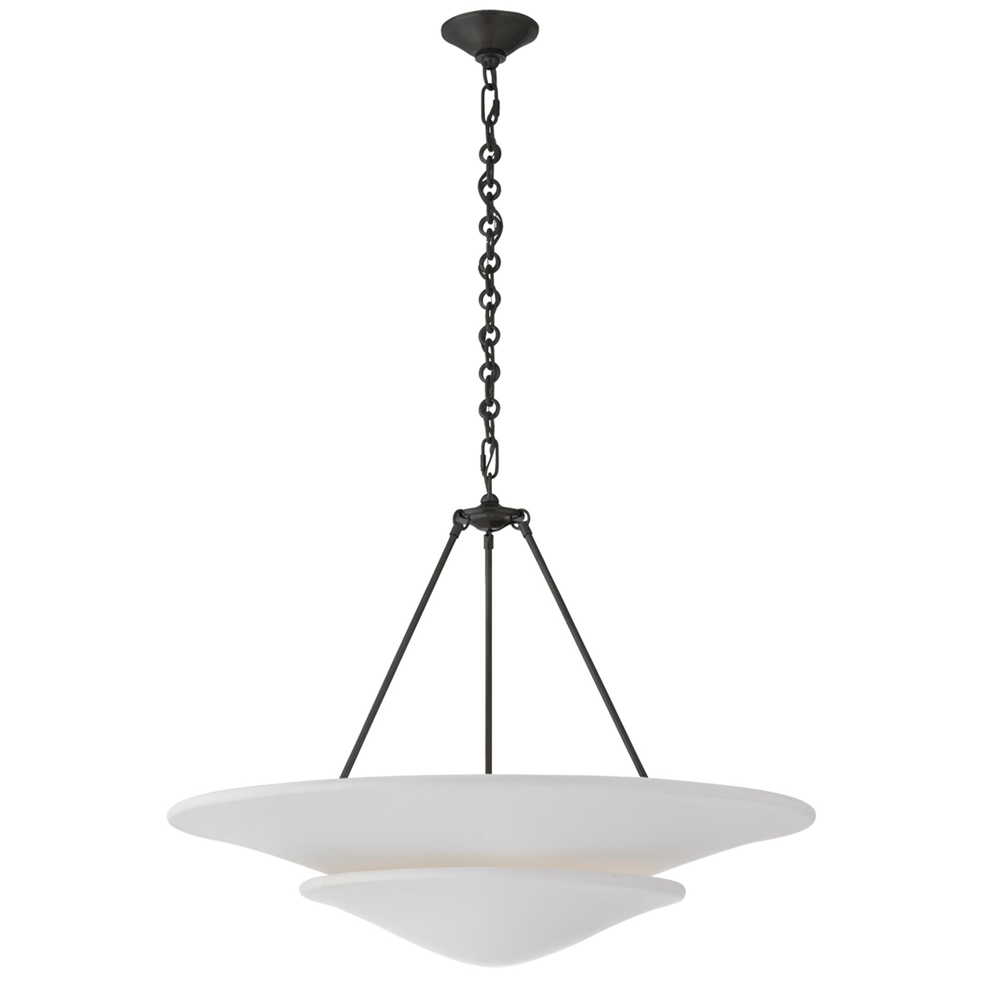 Shown in Bronze finish and Plaster White shade