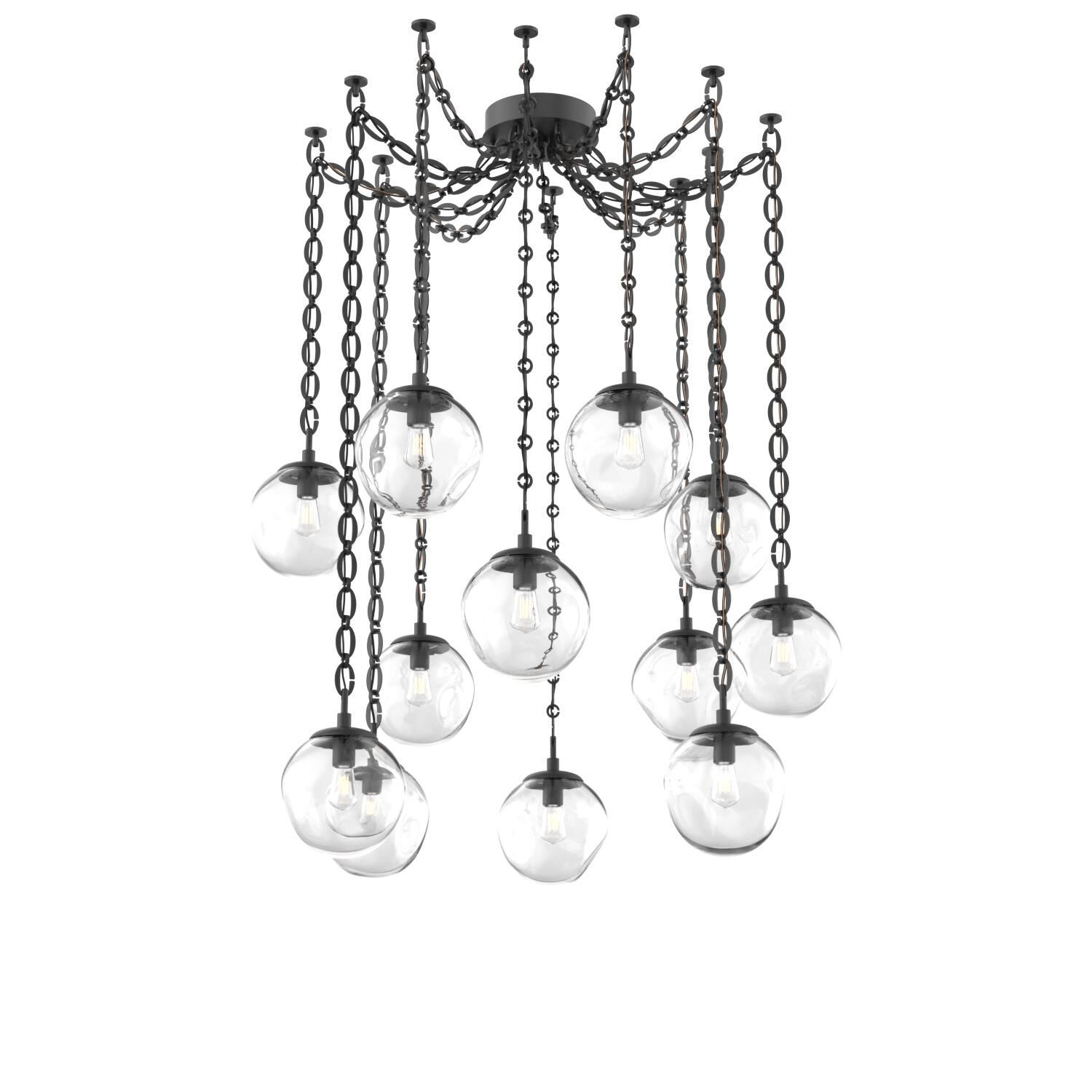 Levi Wilson Aster 19 Inch Multi Pendant Light by Hammerton Studio
