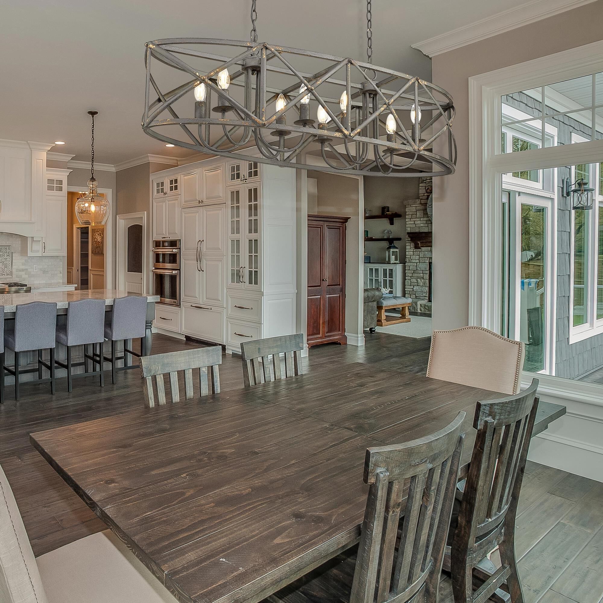 Shown in Antique Black Iron finish