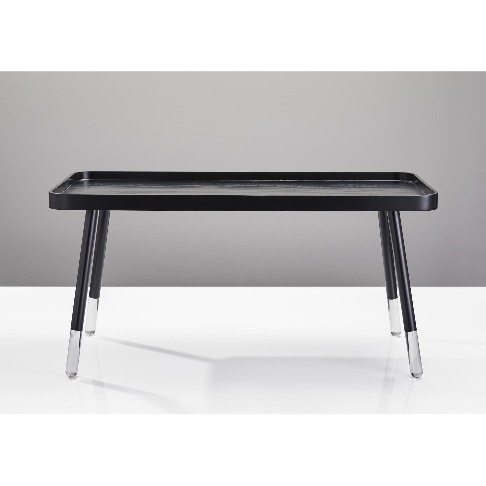 Shown in Black with Clear Acrylic finish