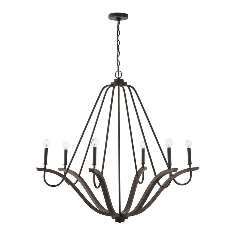 Clive 43 Inch 6 Light Chandelier by Capital Lighting Fixture Company