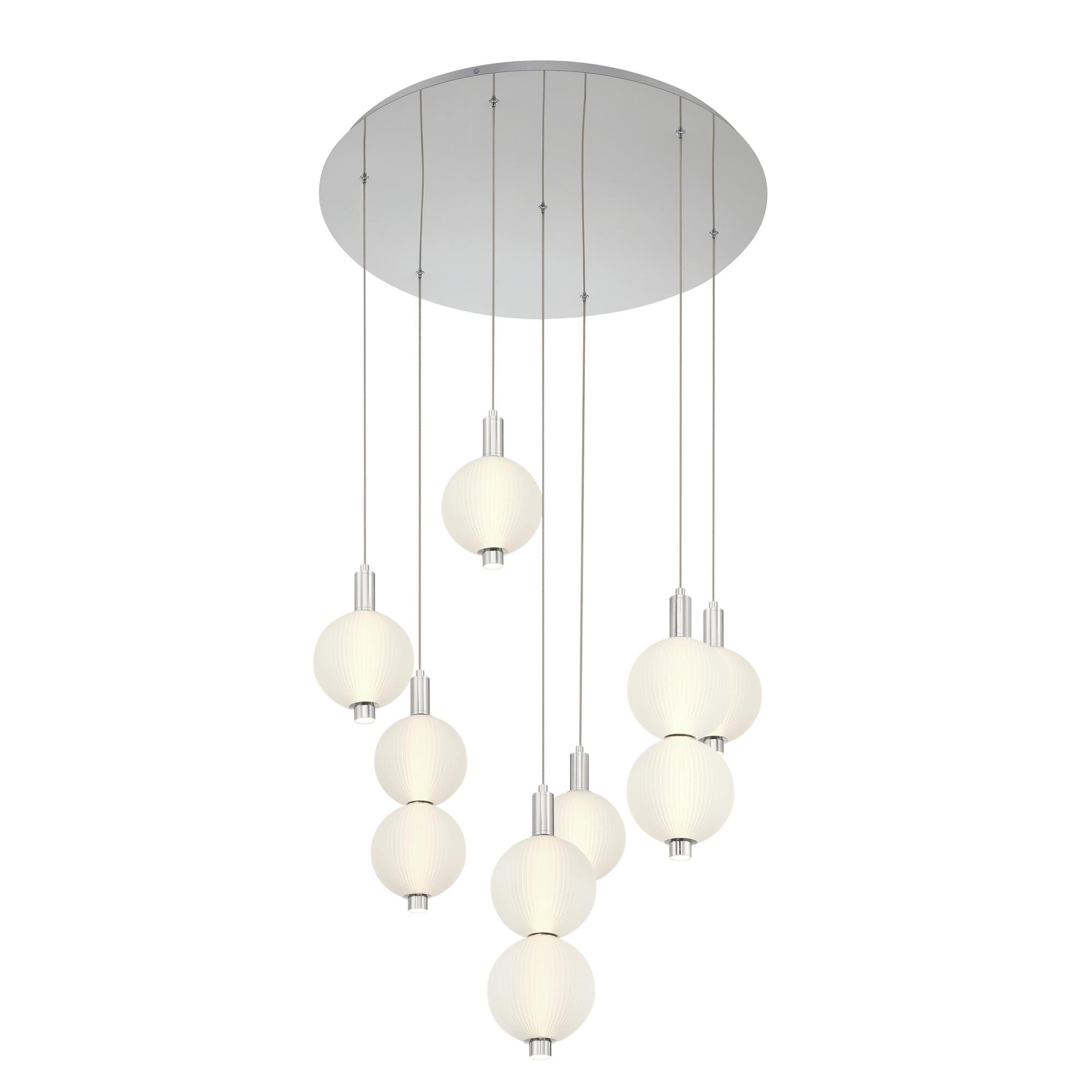 Palmas 30 Inch 7 Light Multi Light Pendant,
