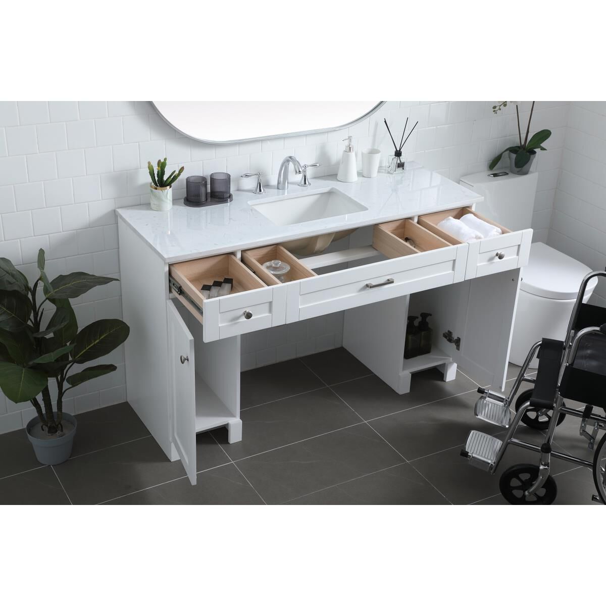 Cooper 54 Inch Bath Vanity by Elegant Decor