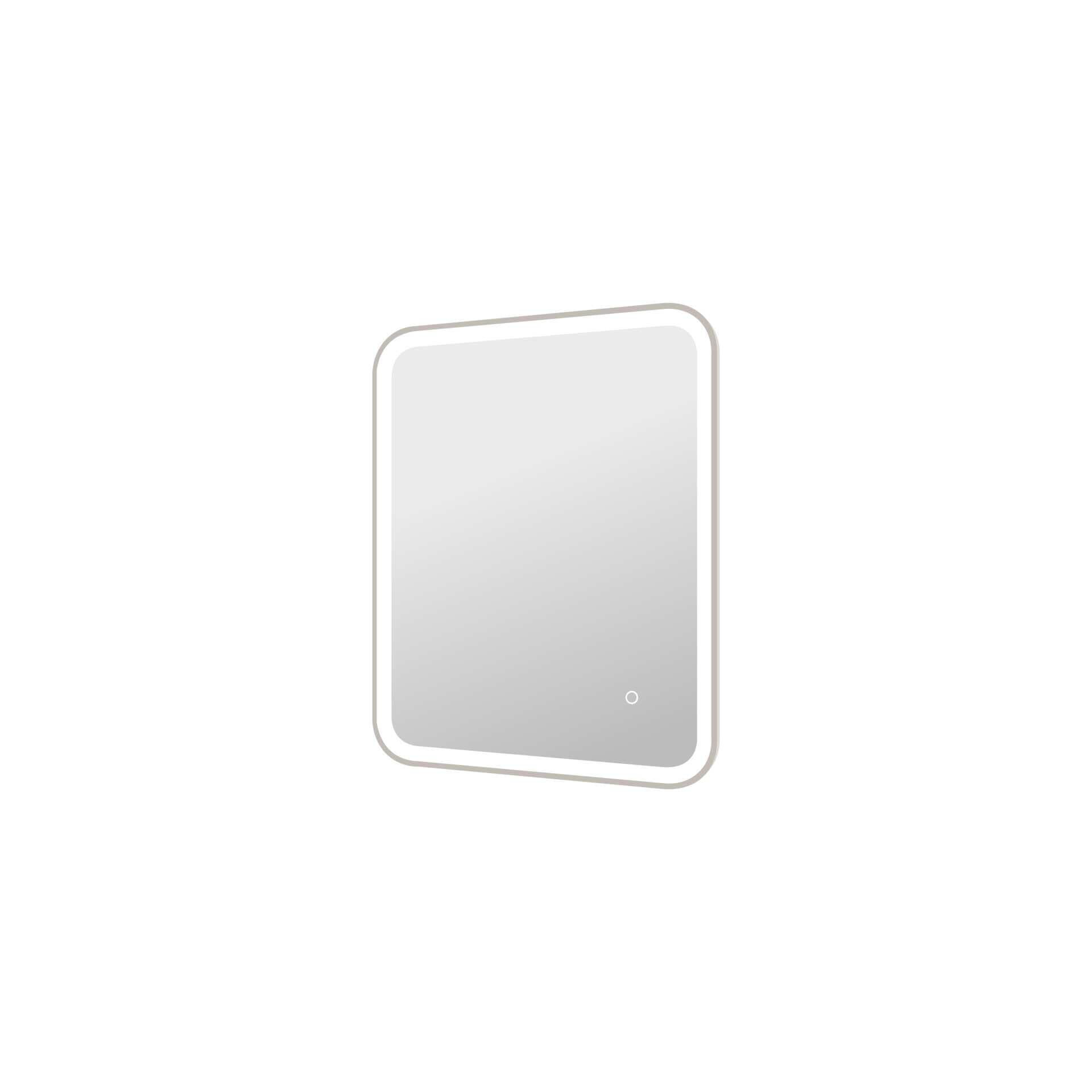 Harmoni 30 Inch Rectangular LED Lighted Mirror by Elegant Decor