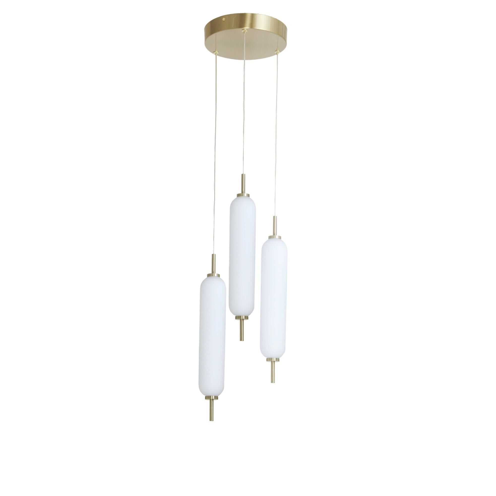 Typha 12 Inch Multi Light Pendant by Dainolite