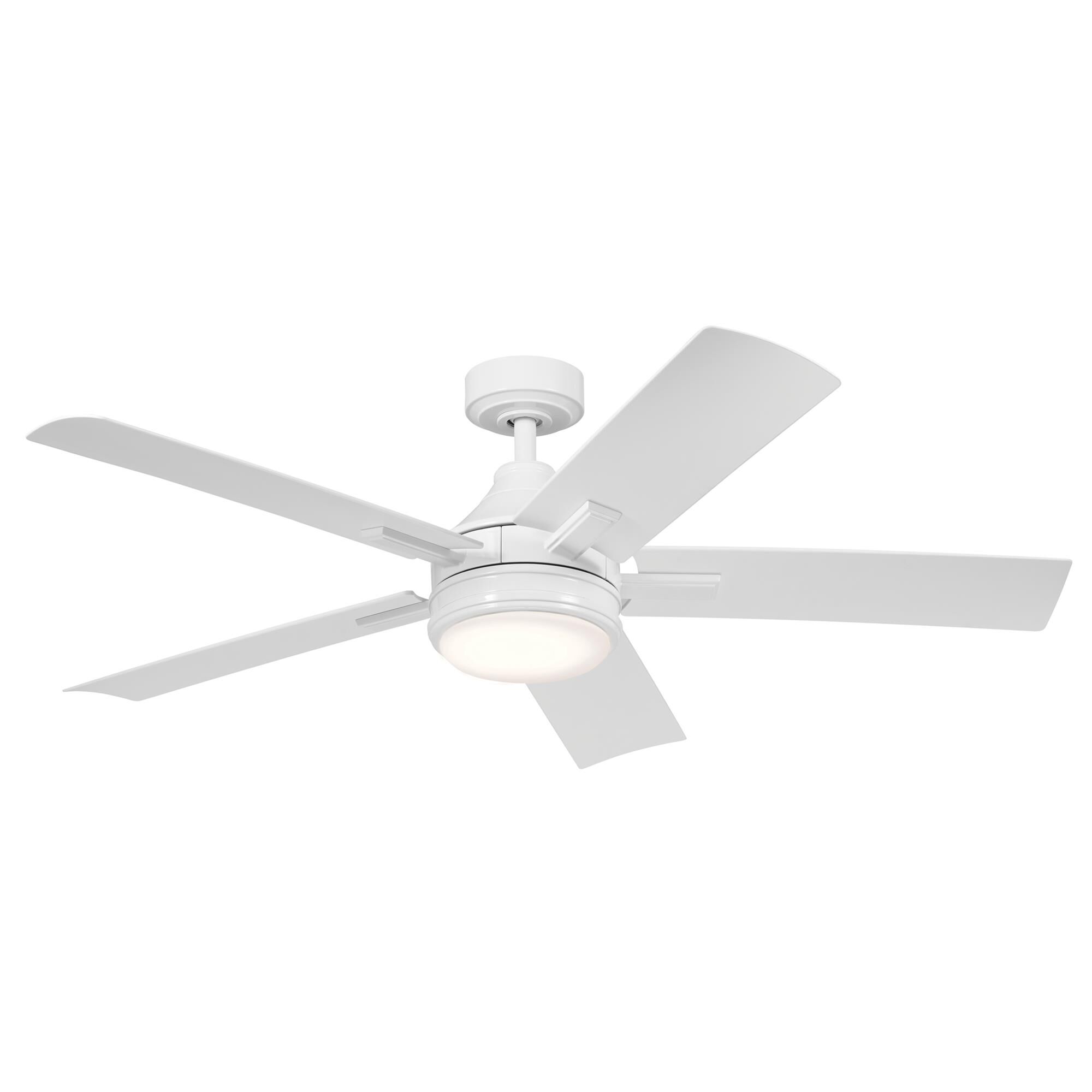 Shown in White finish and Frosted glass