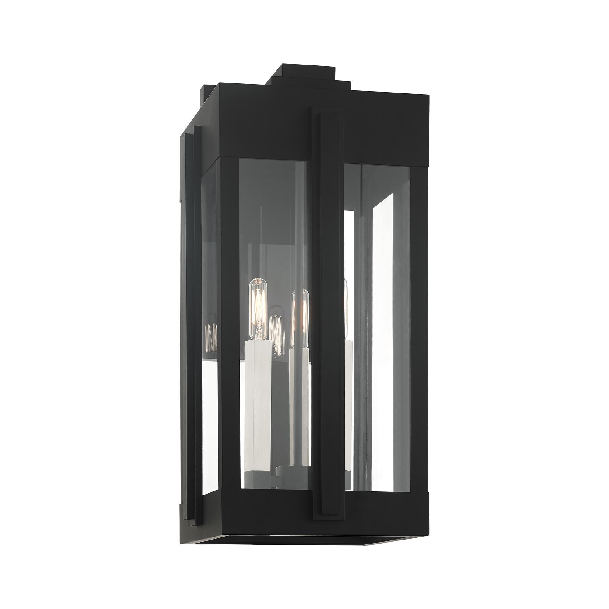Lexington 22 Inch Tall 3 Light Outdoor Wall Light by Livex Lighting