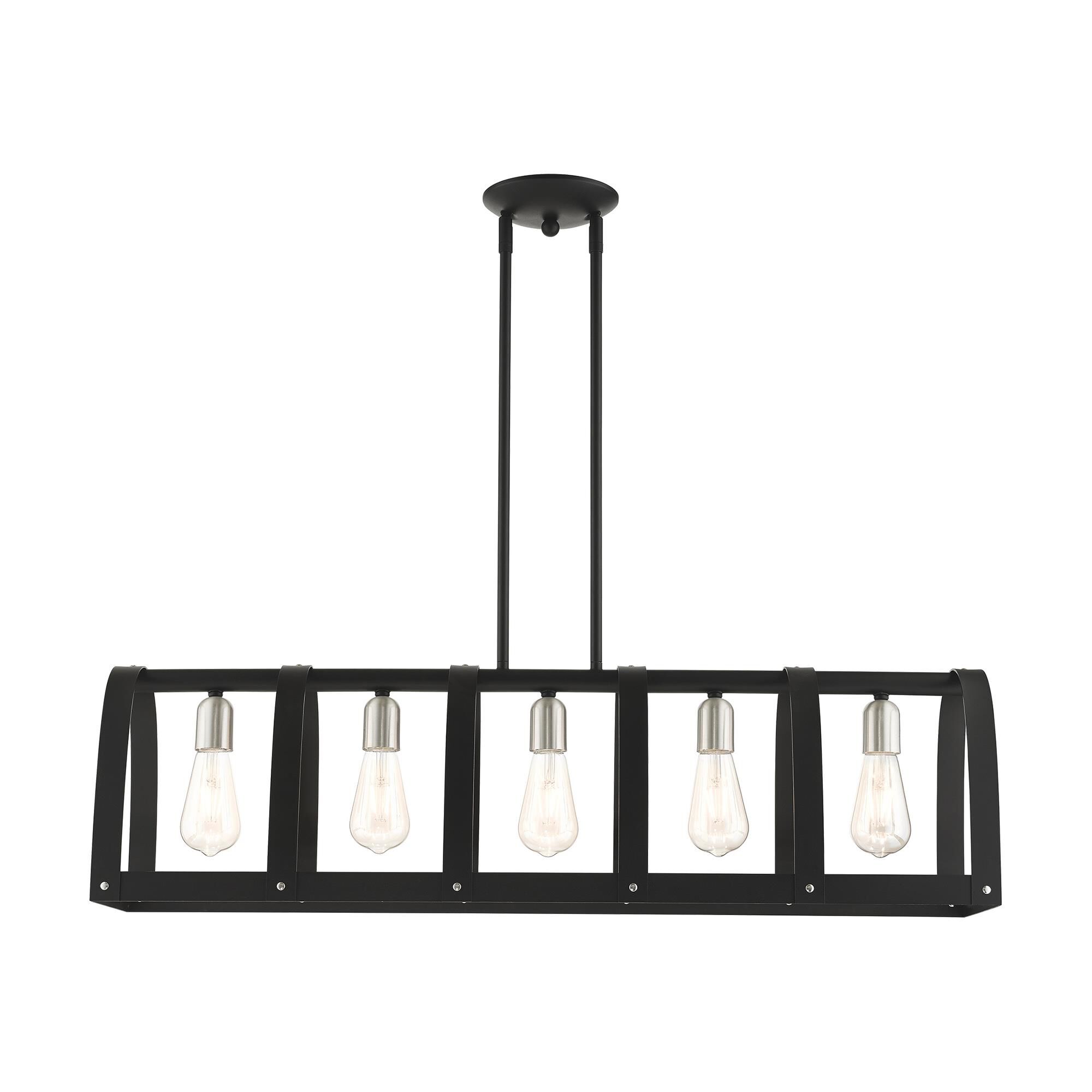 Stoneridge 36 Inch 5 Light Linear Suspension Light by Livex Lighting