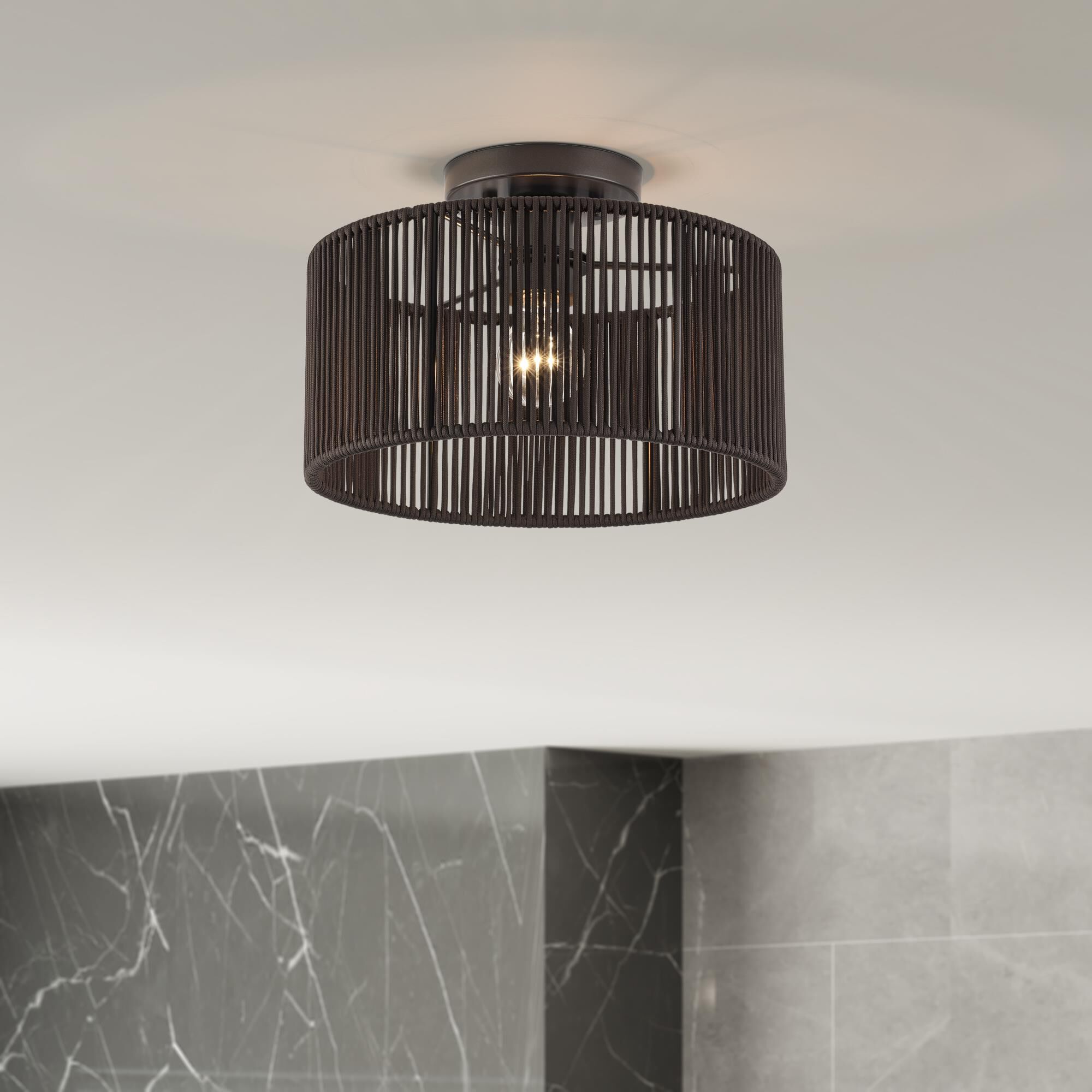 Acordia 12 Inch Semi Flush Mount by Livex Lighting