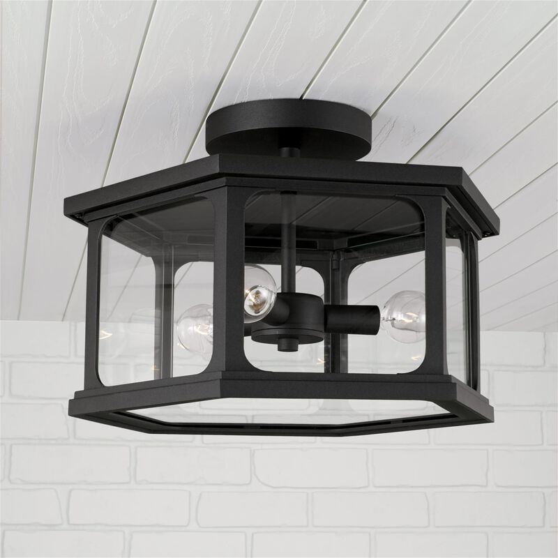 Walton 16 Inch 3 Light Outdoor Flush Mount by Capital Lighting Fixture Company