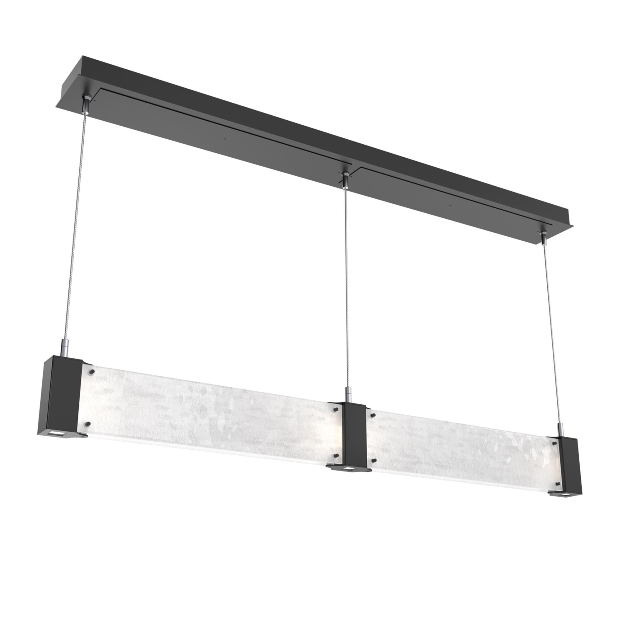 Shown in Matte Black finish and Clear Granite glass