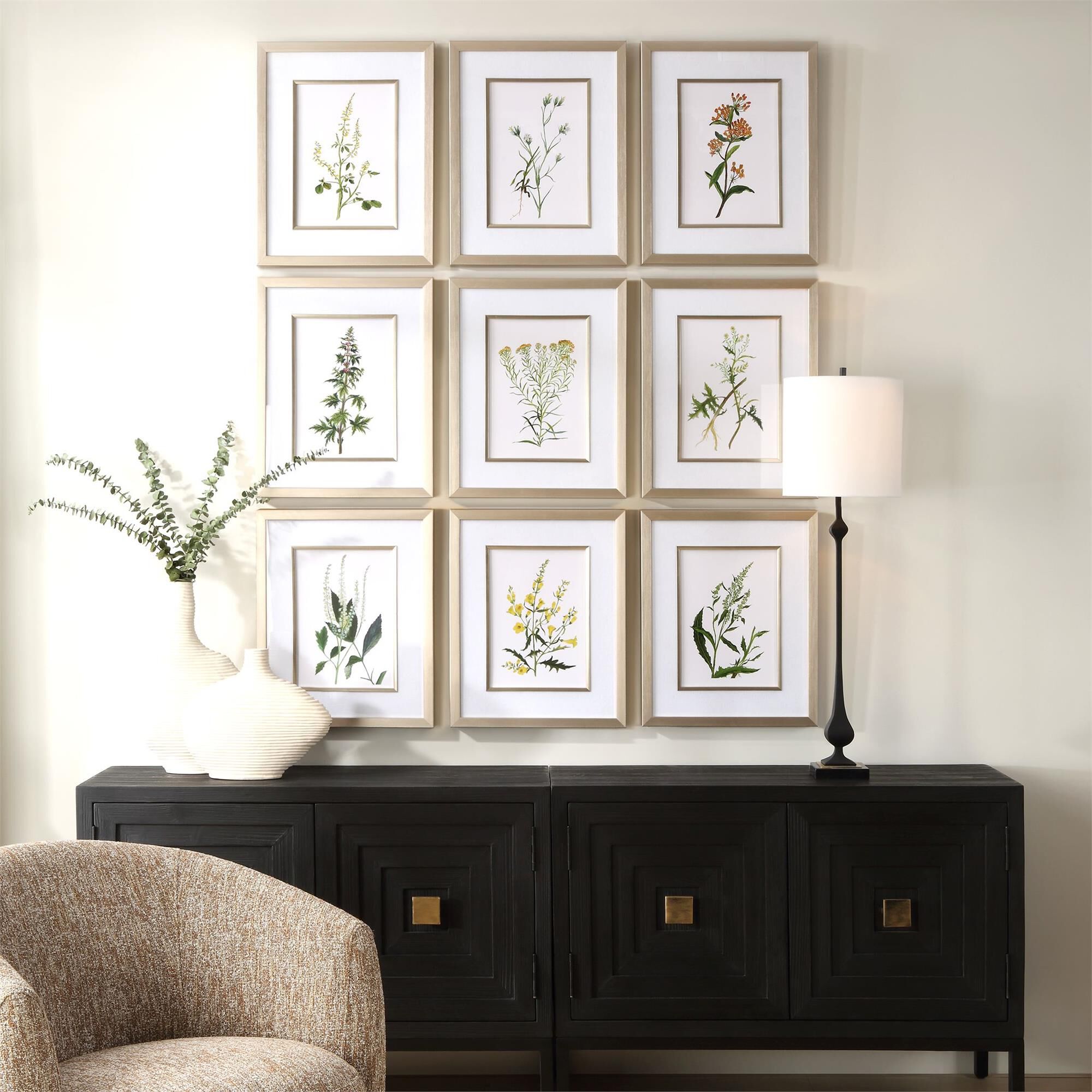 Grace Feyock Botanical Flowers 21 Inch Print by Uttermost