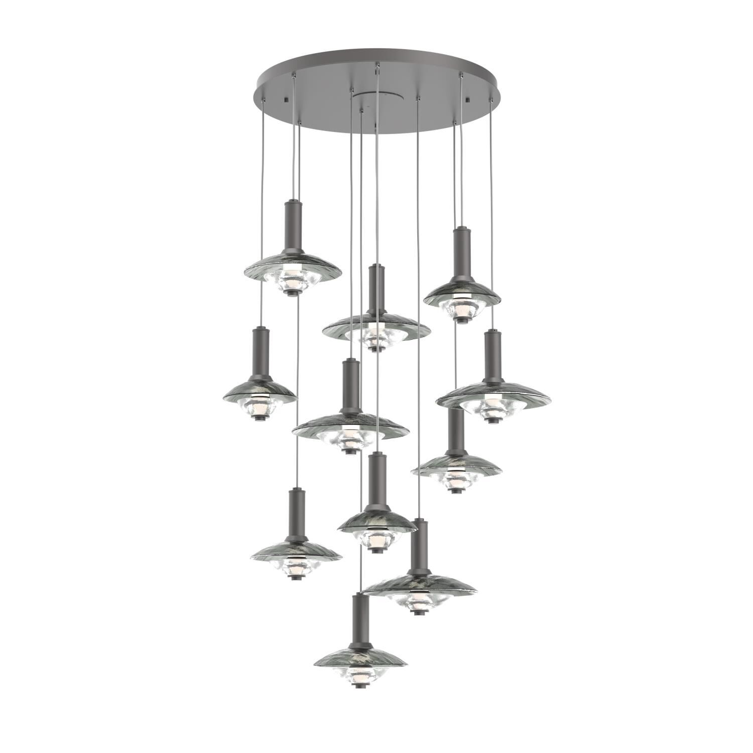 Levi Wilson Cirrus 44 Inch Multi Light Pendant by Hammerton Studio