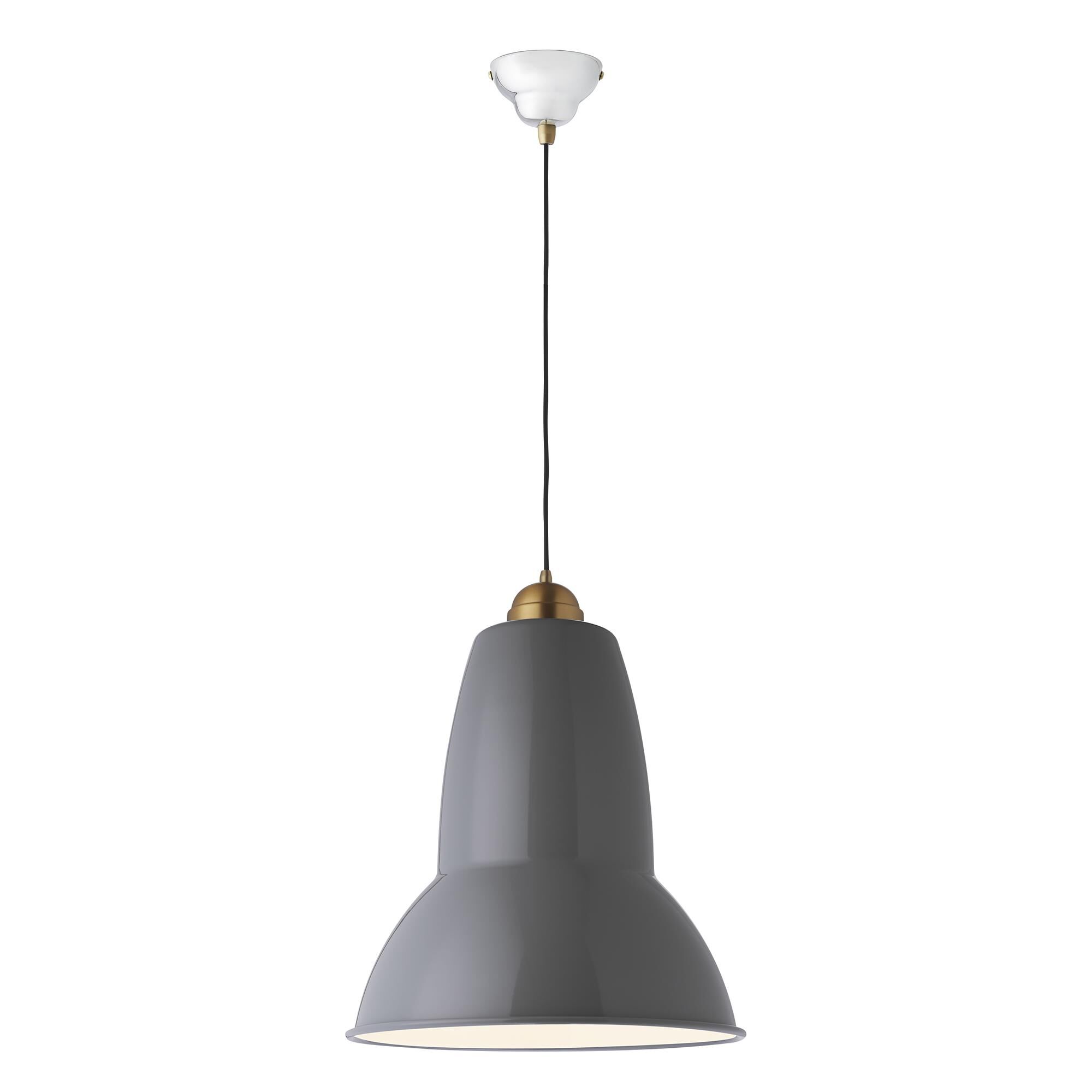 Original 1227 Giant Brass Large Pendant by Anglepoise