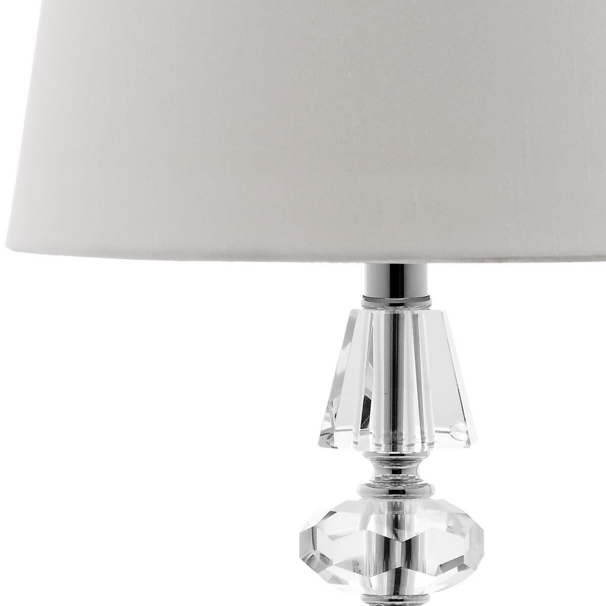 Crescendo Tiered Crystal 16 Inch Accent Lamp by Safavieh