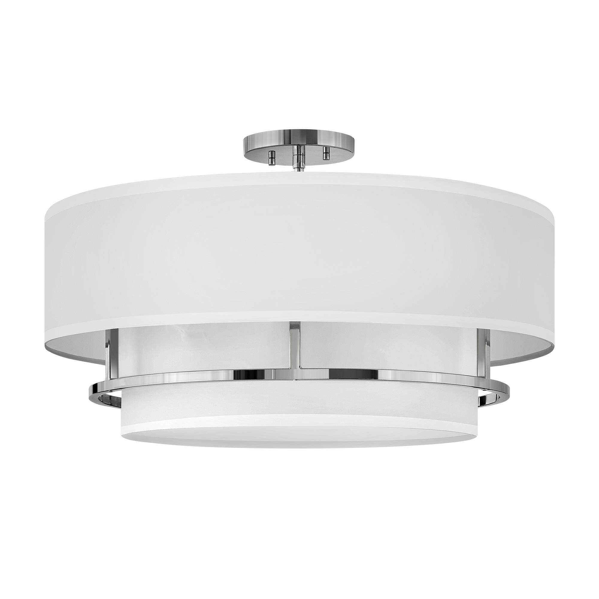 Graham 23 Inch 4 Light Semi Flush Mount,