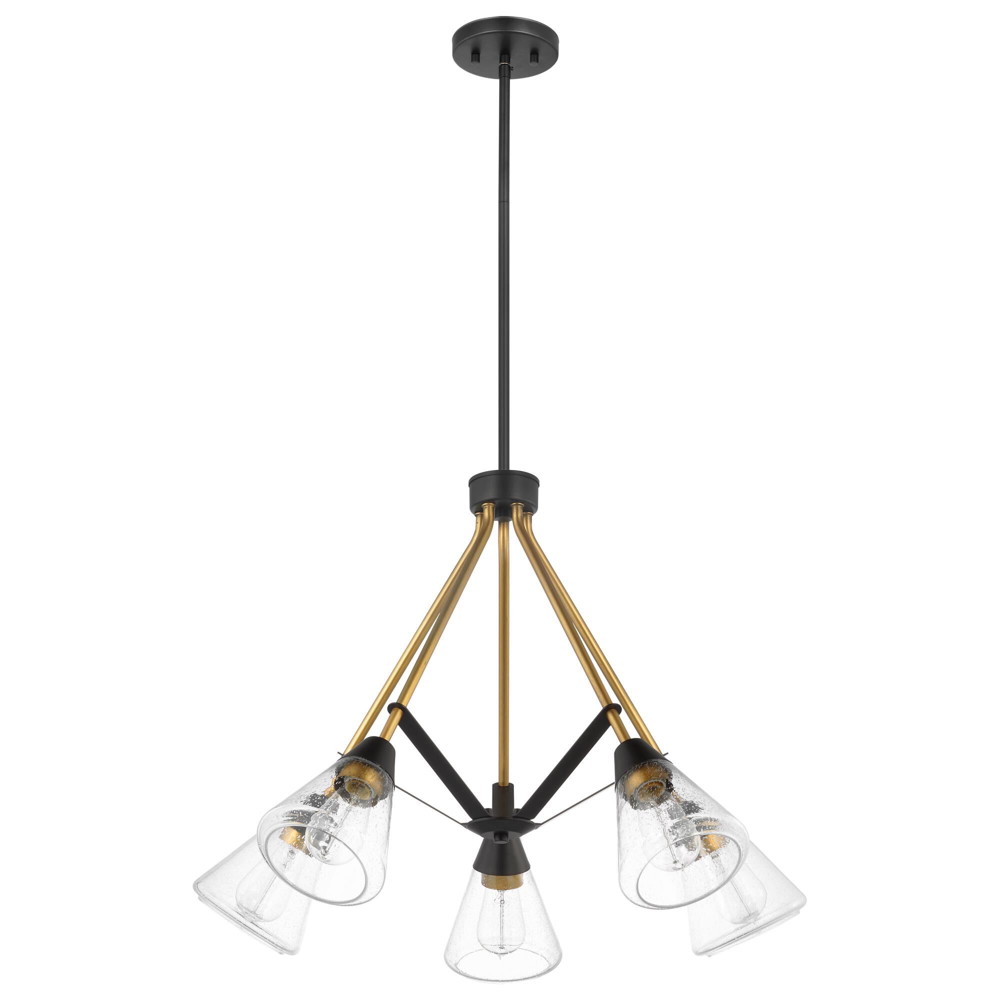 Starlight 28 Inch 5 Light Chandelier by Nuvo Lighting