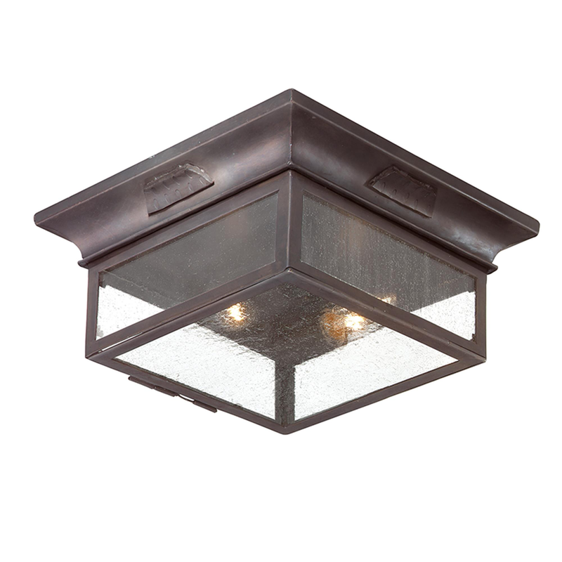 Newton 12.75 Inch Outdoor Flush Mount by Troy Lighting